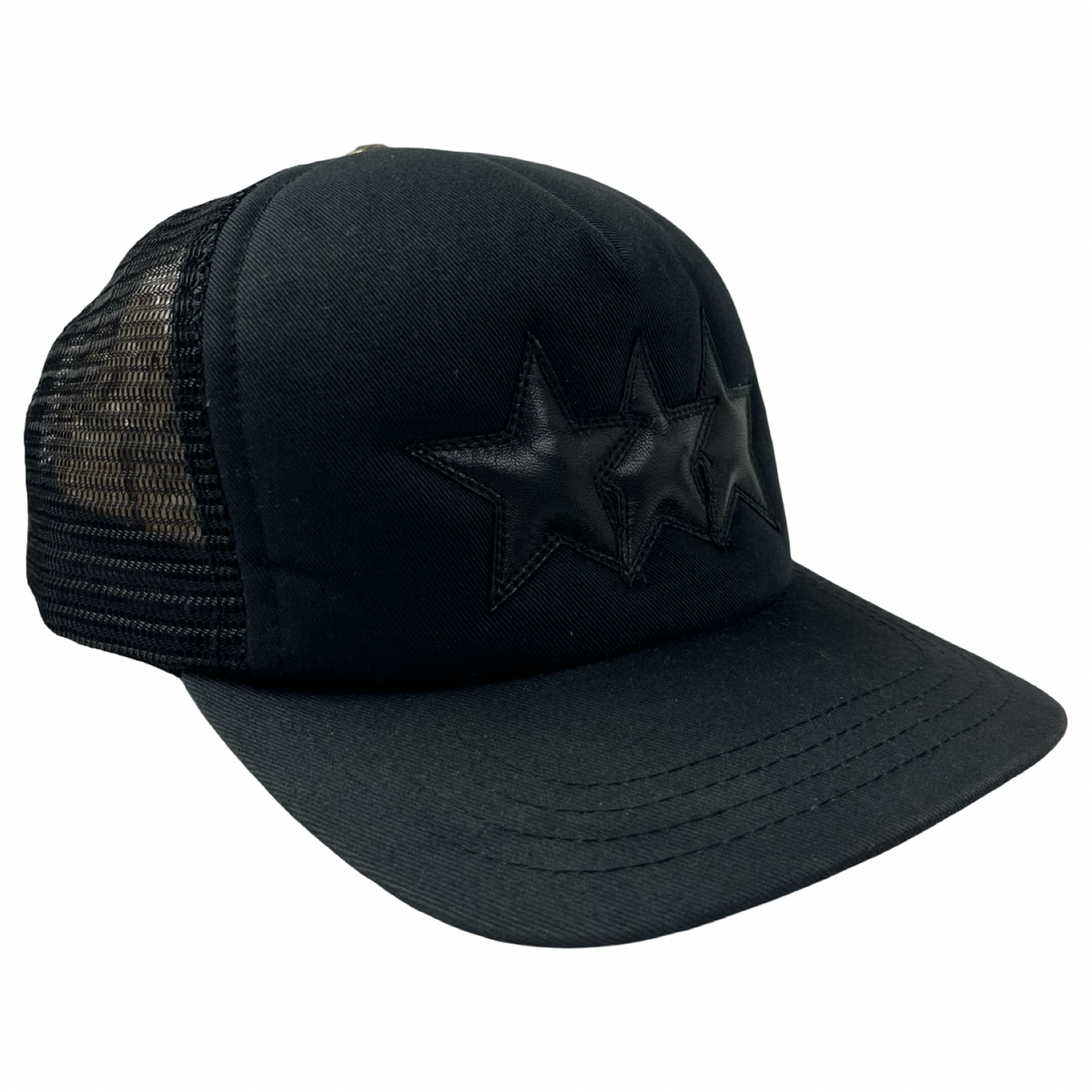 Chrome Hearts Triple Star Trucker Hat