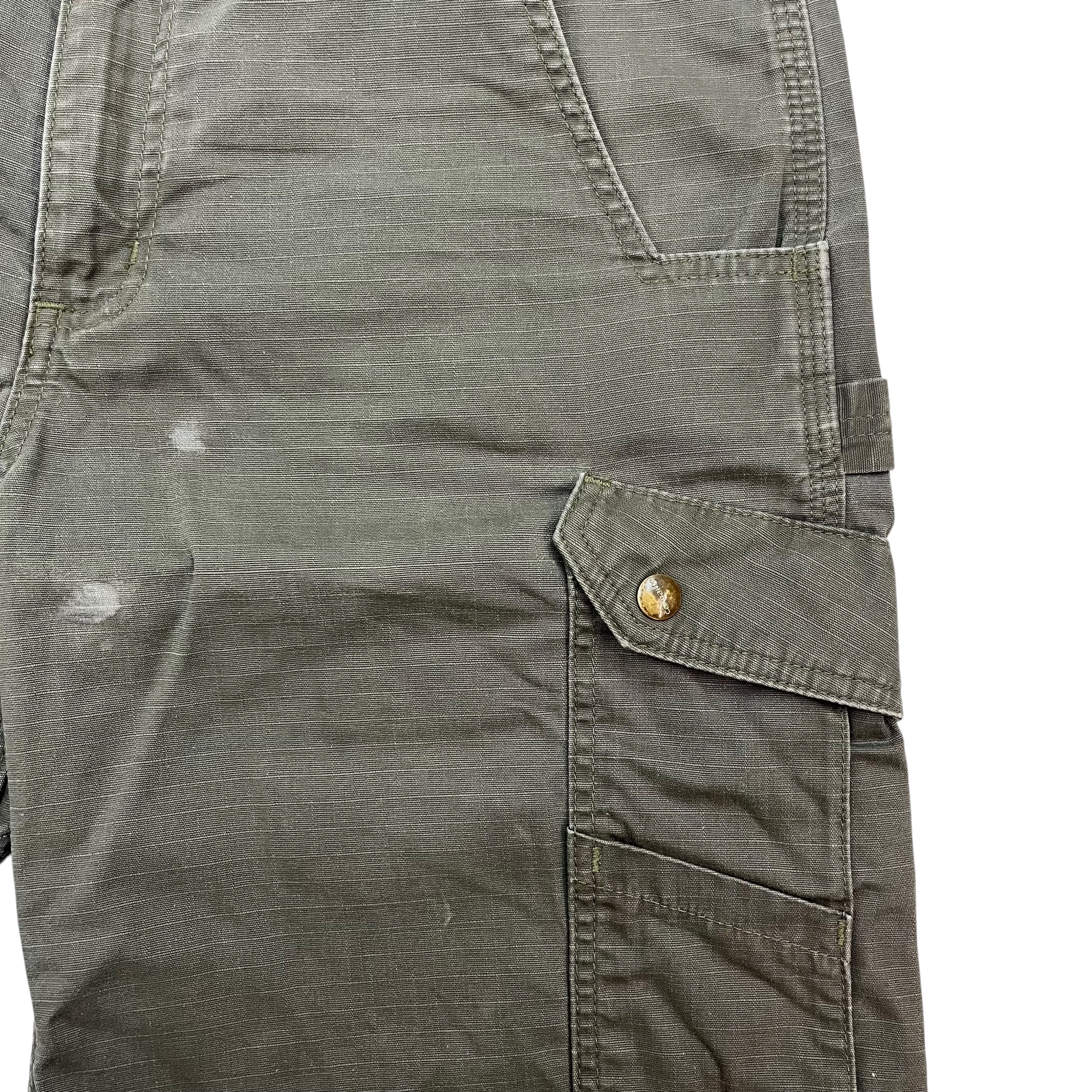 Vintage Carhartt Cargo Shorts Dark Green