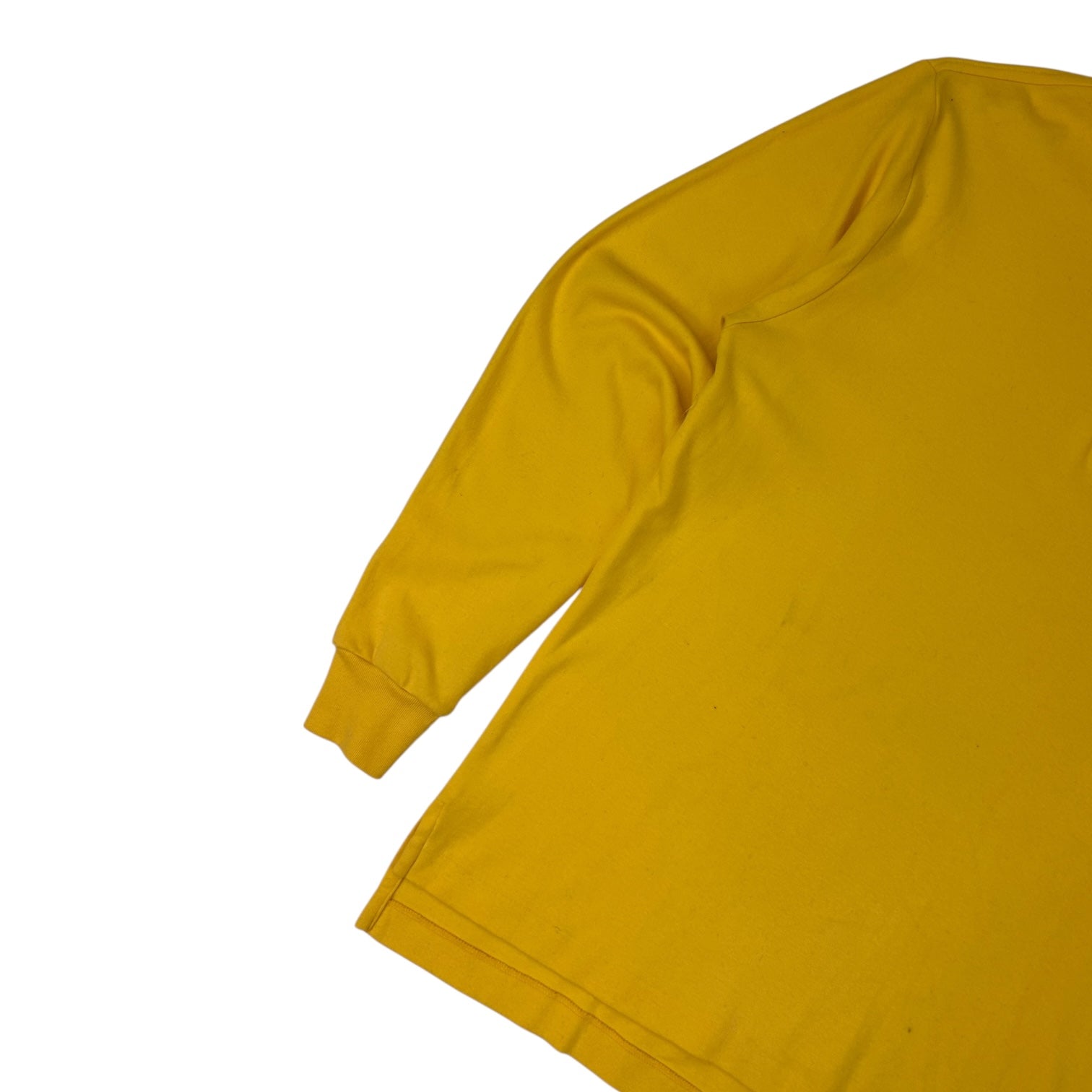 Vintage Yves Saint Laurent Long Sleeve Polo Shirt Yellow