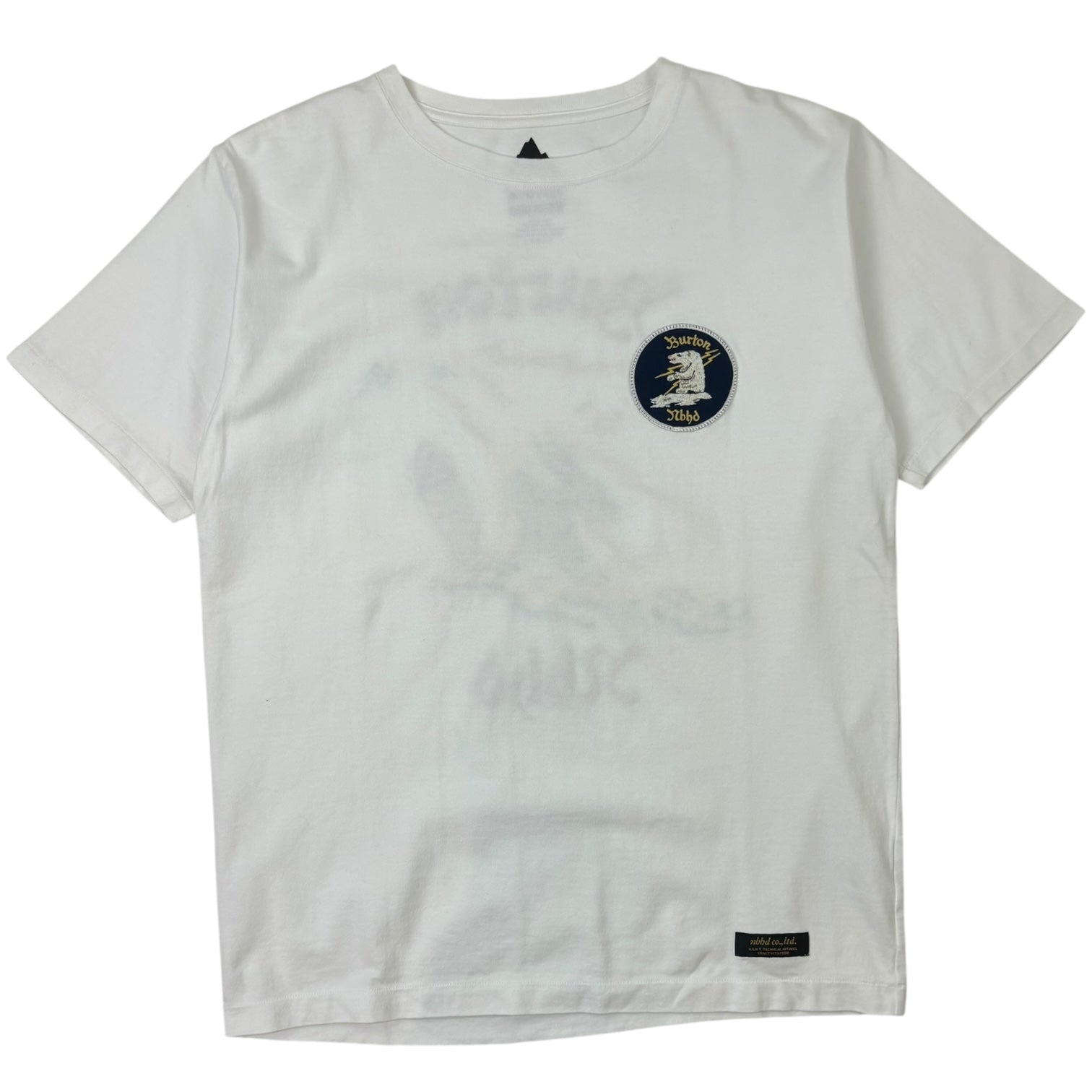 Neighborhood x Burton Embroidered Polar Bear T-Shirt White