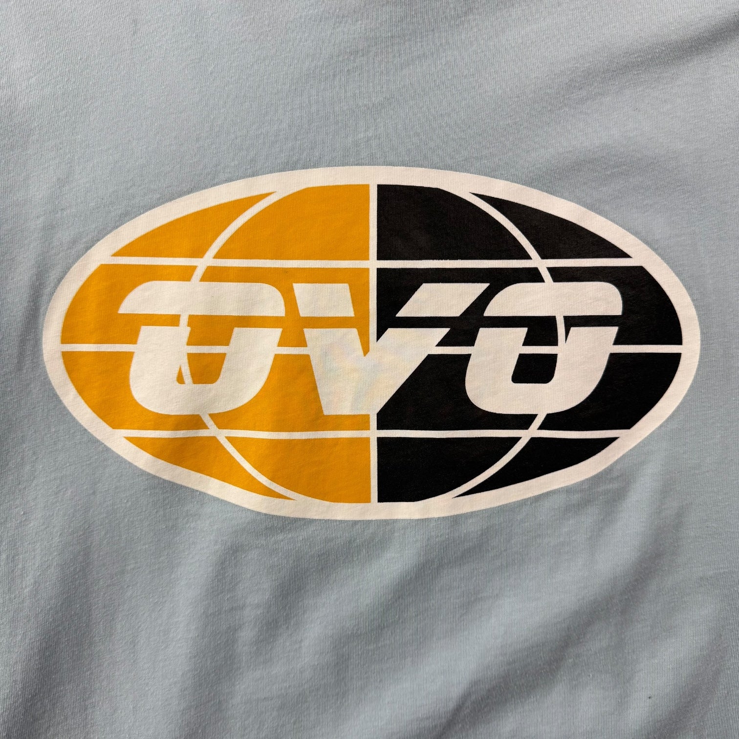Octobers Very Own Globe L/S Tee Baby Blue