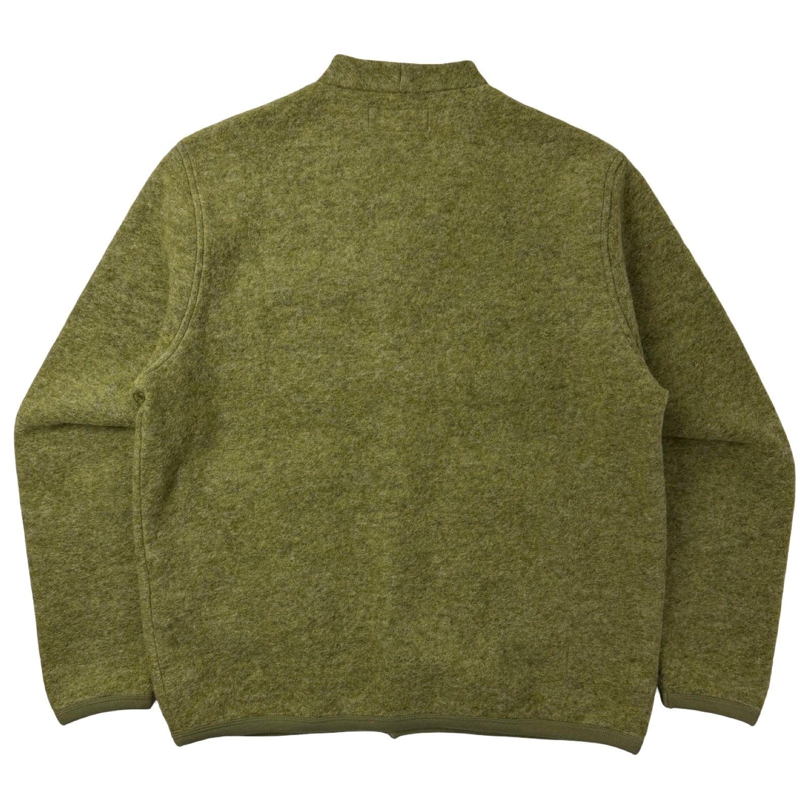 Universal Works Wool Fleece Cardigan Light Olive