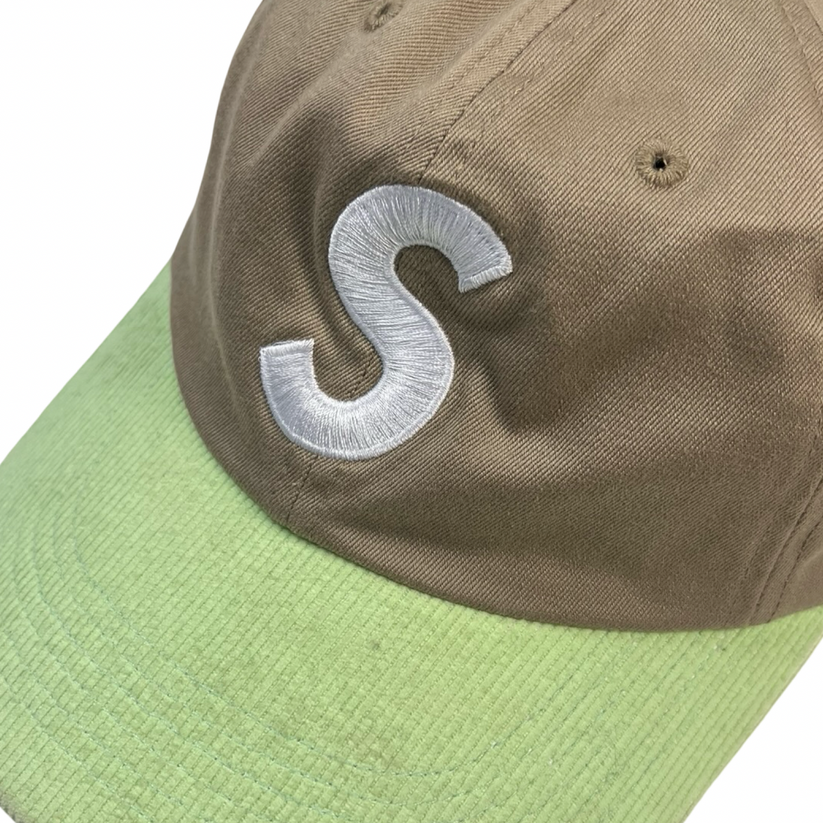 Supreme 2-Tone S Logo 6-Panel Tan