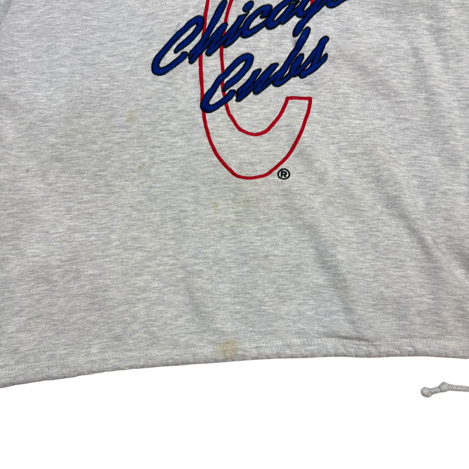Vintage Starter Chicago Cubs Hoodie White/Blue
