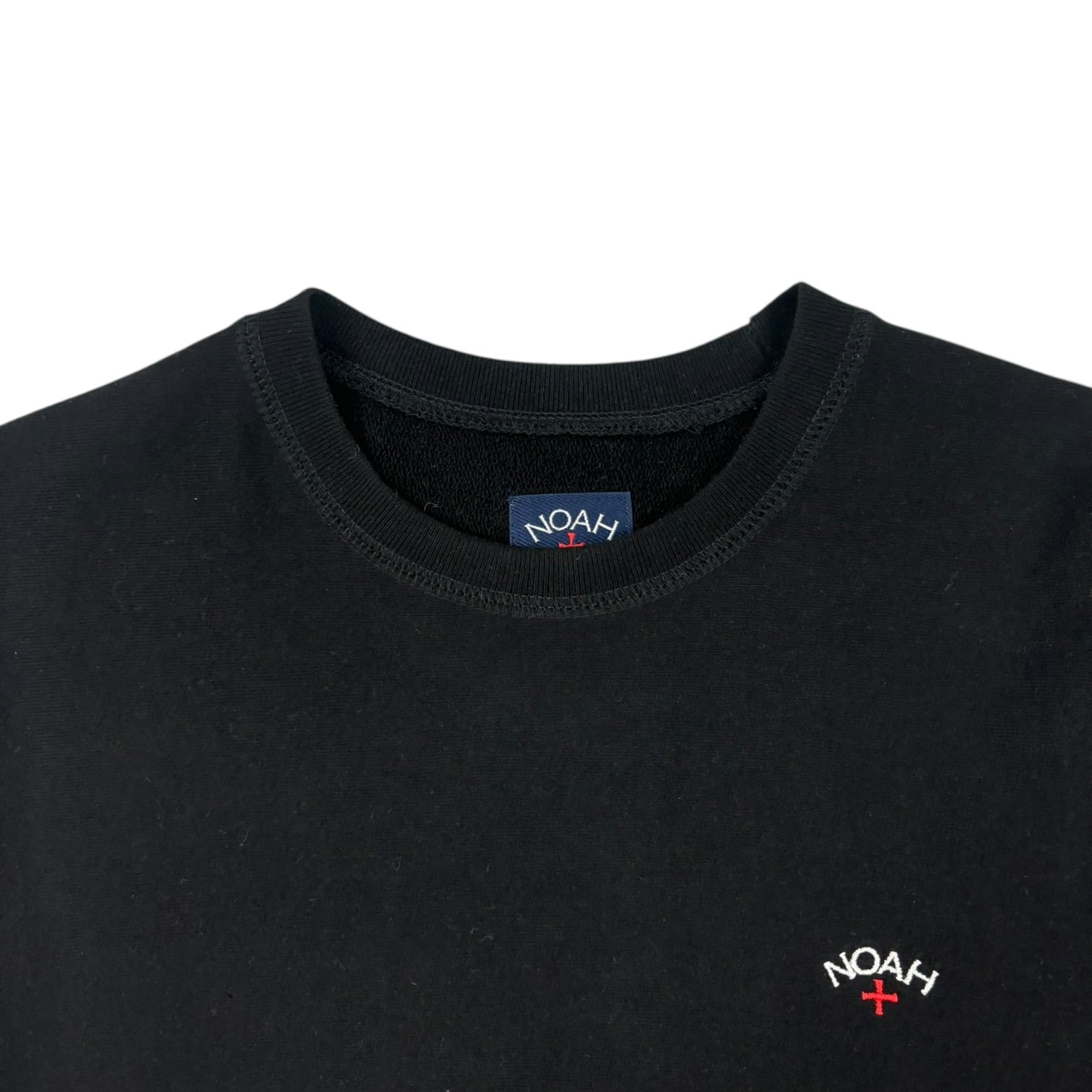 Noah Fleece Classic Crewneck Black