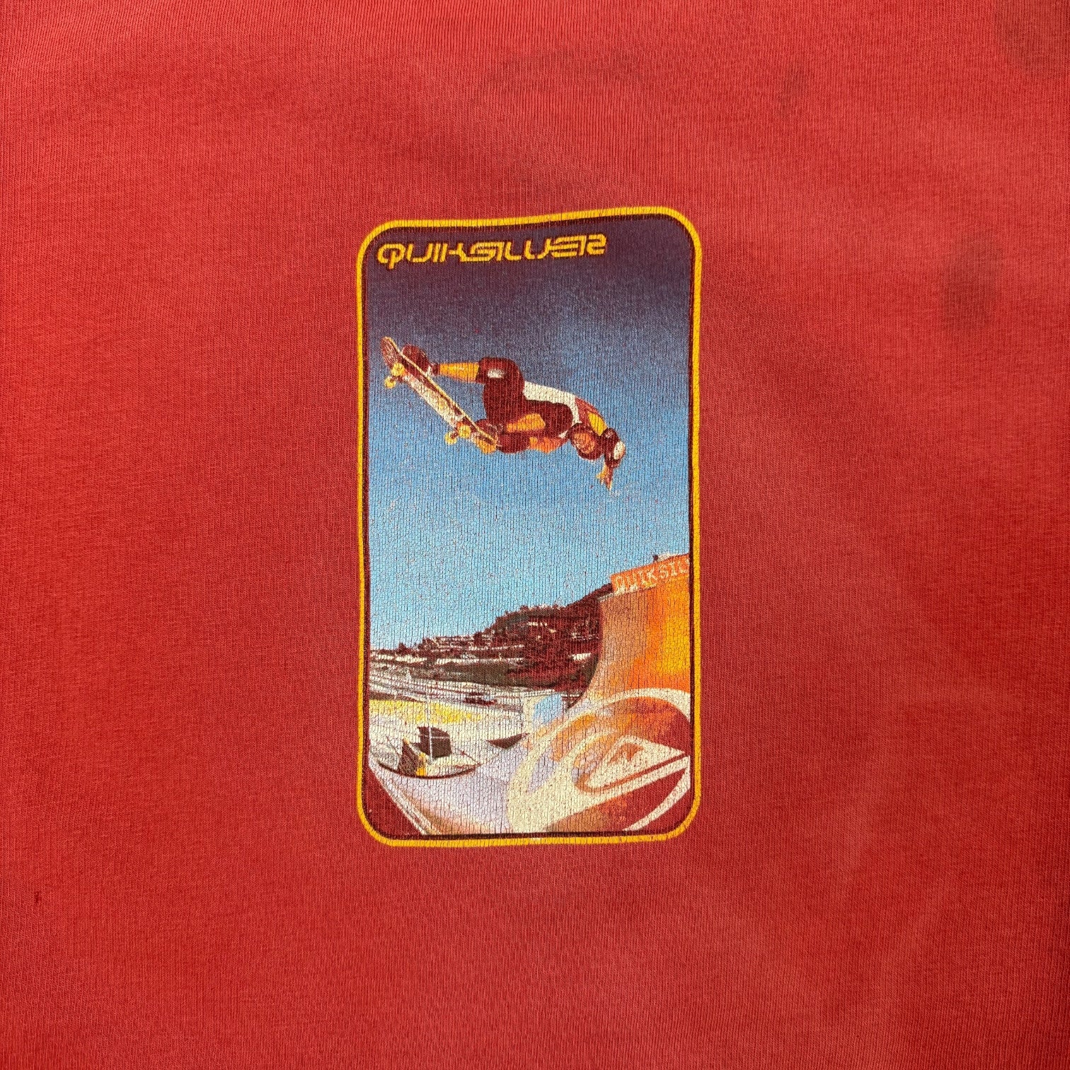 Vintage Quicksilver Crewneck Faded Red