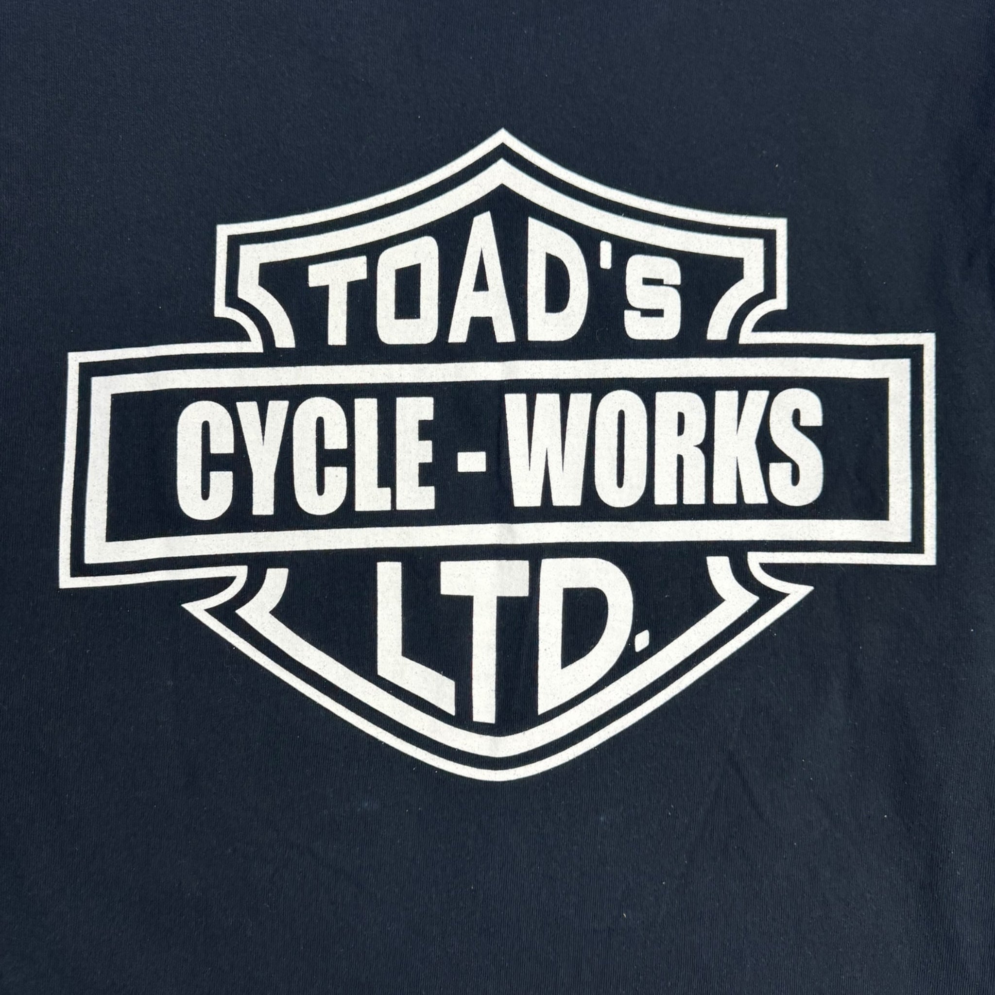 Vintage Toad Motorcycles Flame Longsleeve Shirt