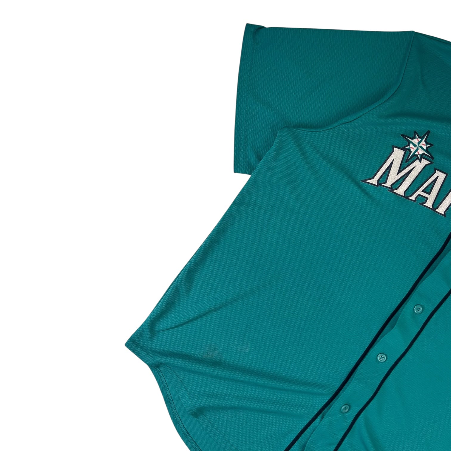 Vintage Majestic Seattle Mariners Baseball Jersey Teal