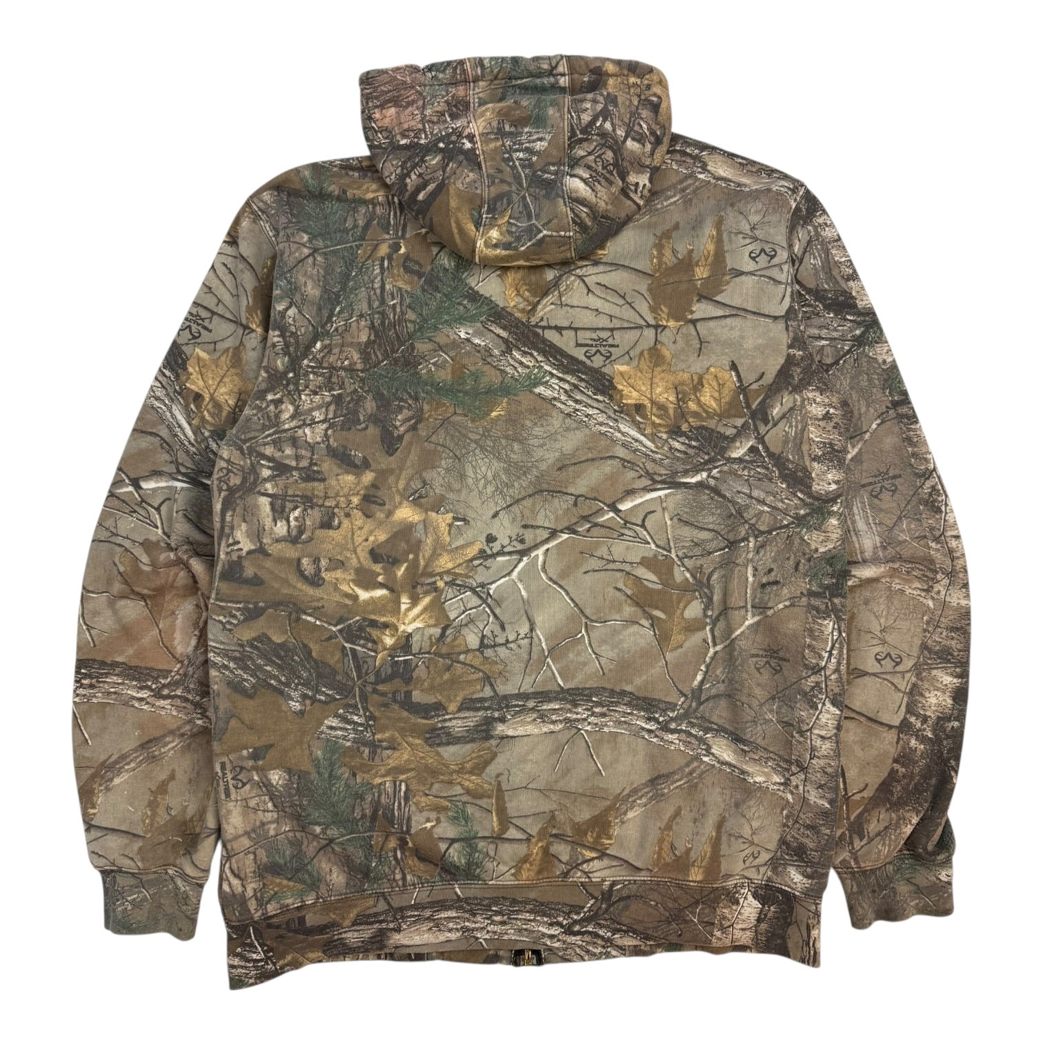 Vintage Carhartt Zip Up Hoodie RealTree Camo