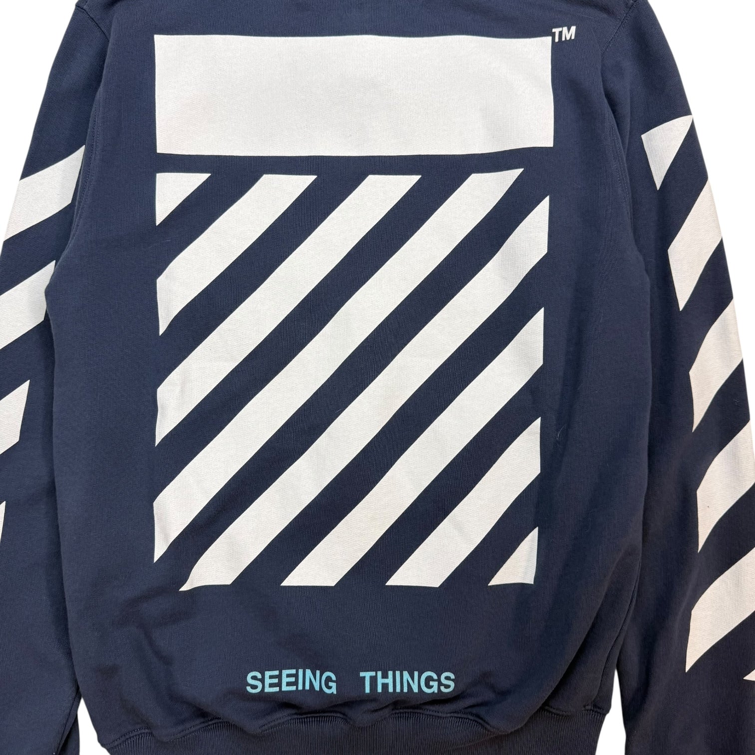 Off-White Caravaggio Hoodie Navy