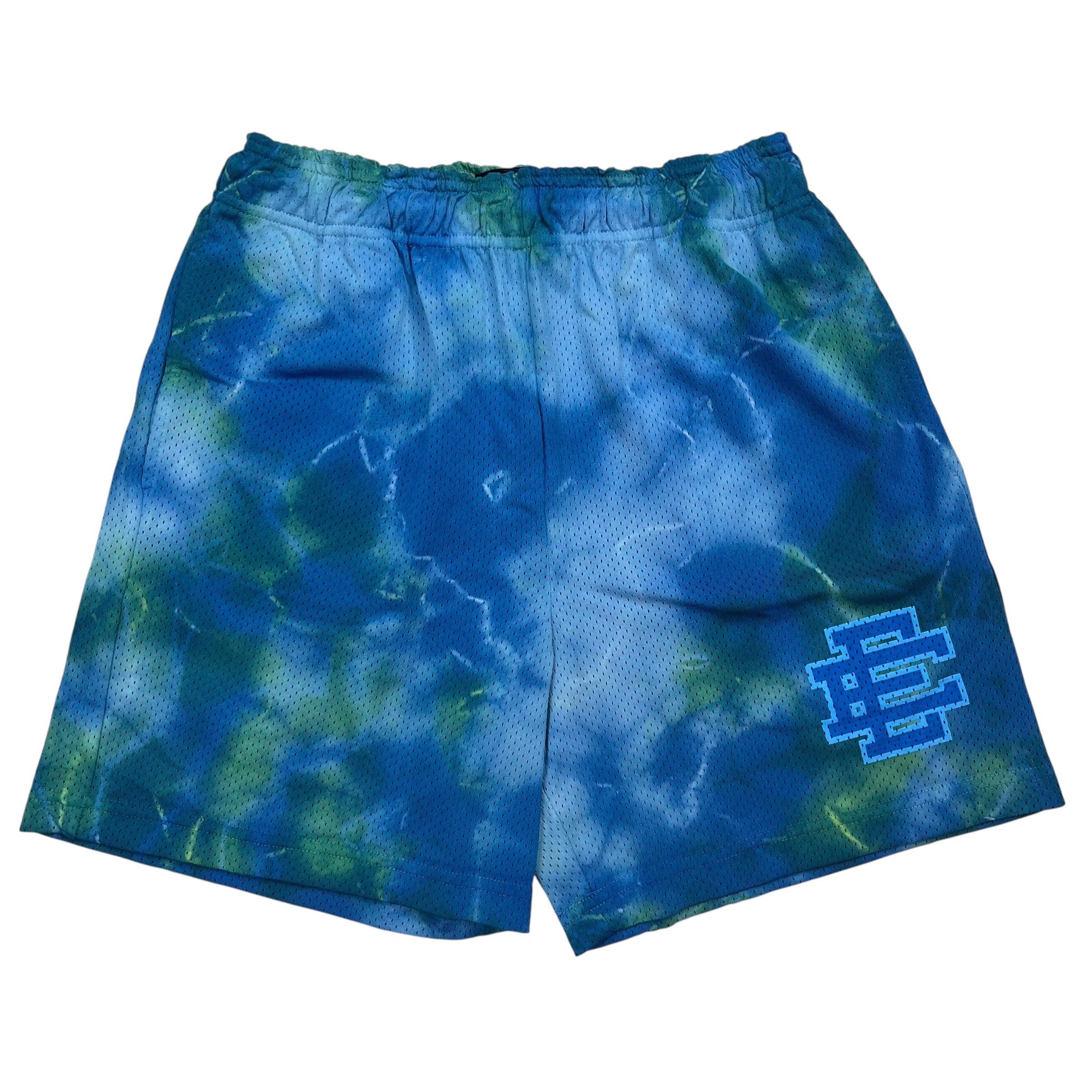 Eric Emanuel Tie Dye Shorts Deep Sea Blue