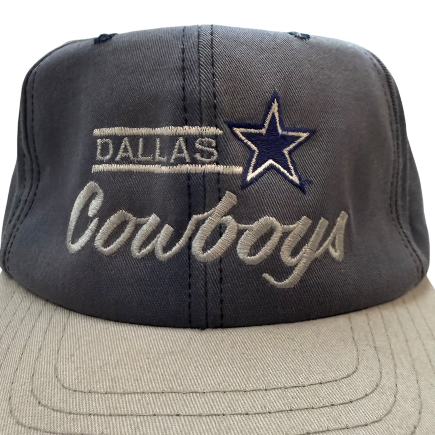 Vintage Dallas Cowboys Hat Faded Blue