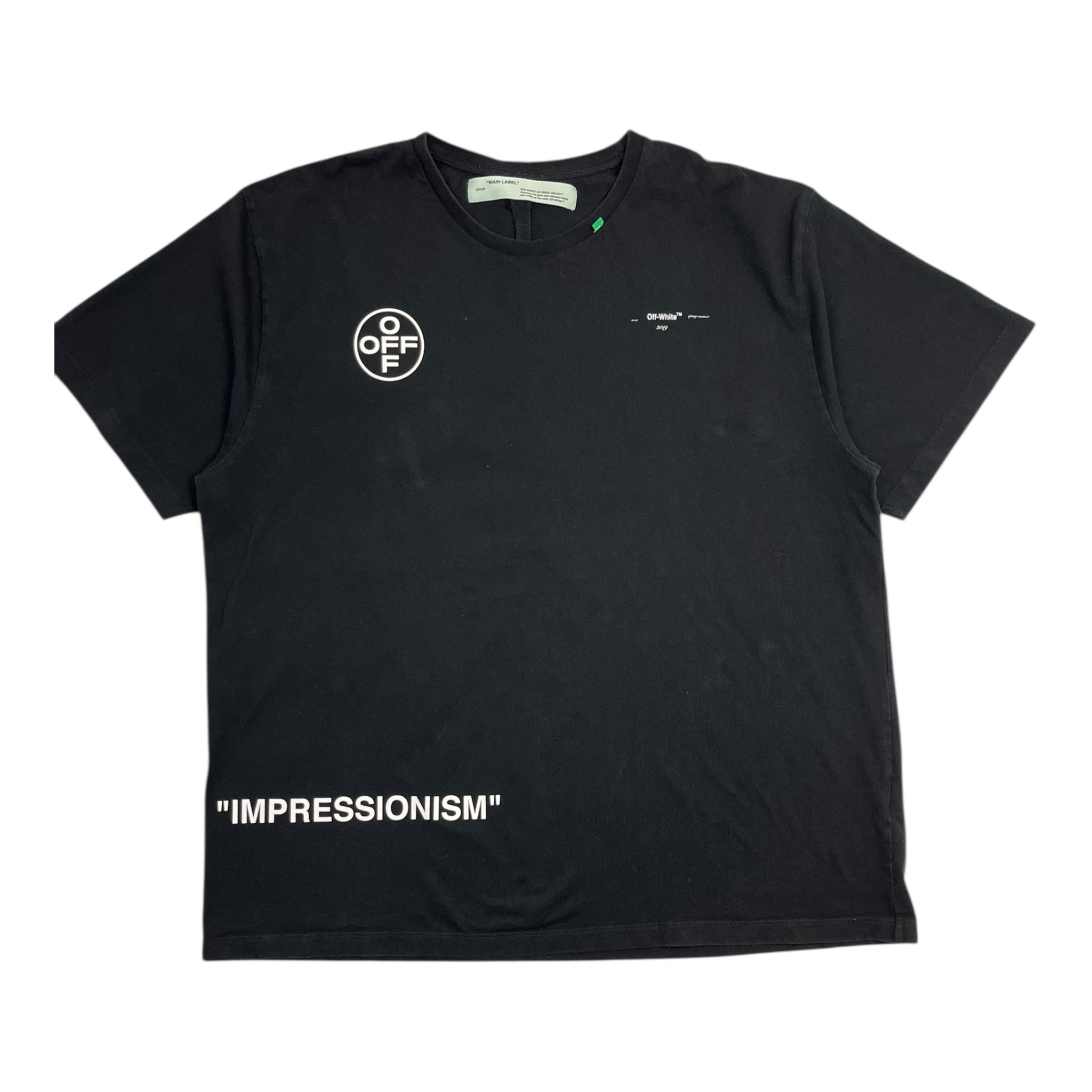 Off-White Stencil Arrow Oversize Shirt Black/Pink