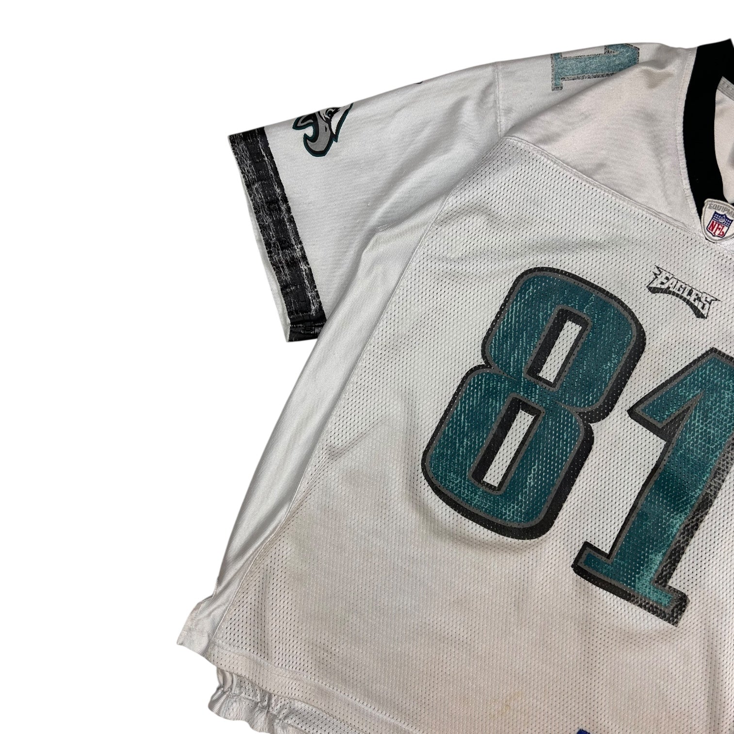 Vintage Reebok Philadelphia Eagles Owens Away Jersey White