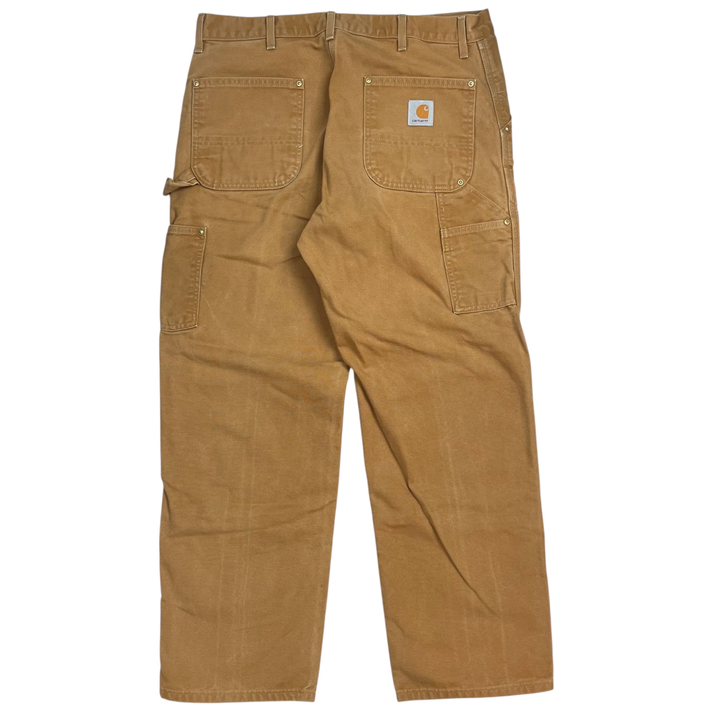 Vintage Carhartt Double Knee Denim Pants Tan