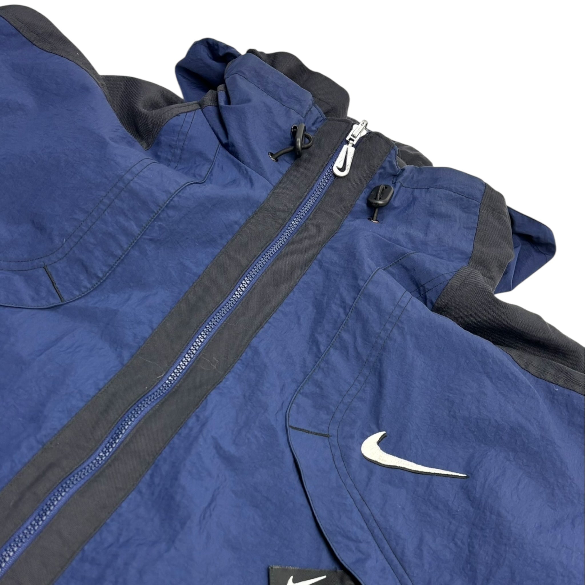 Vintage Nike Reversible Windbreaker Jacket Navy