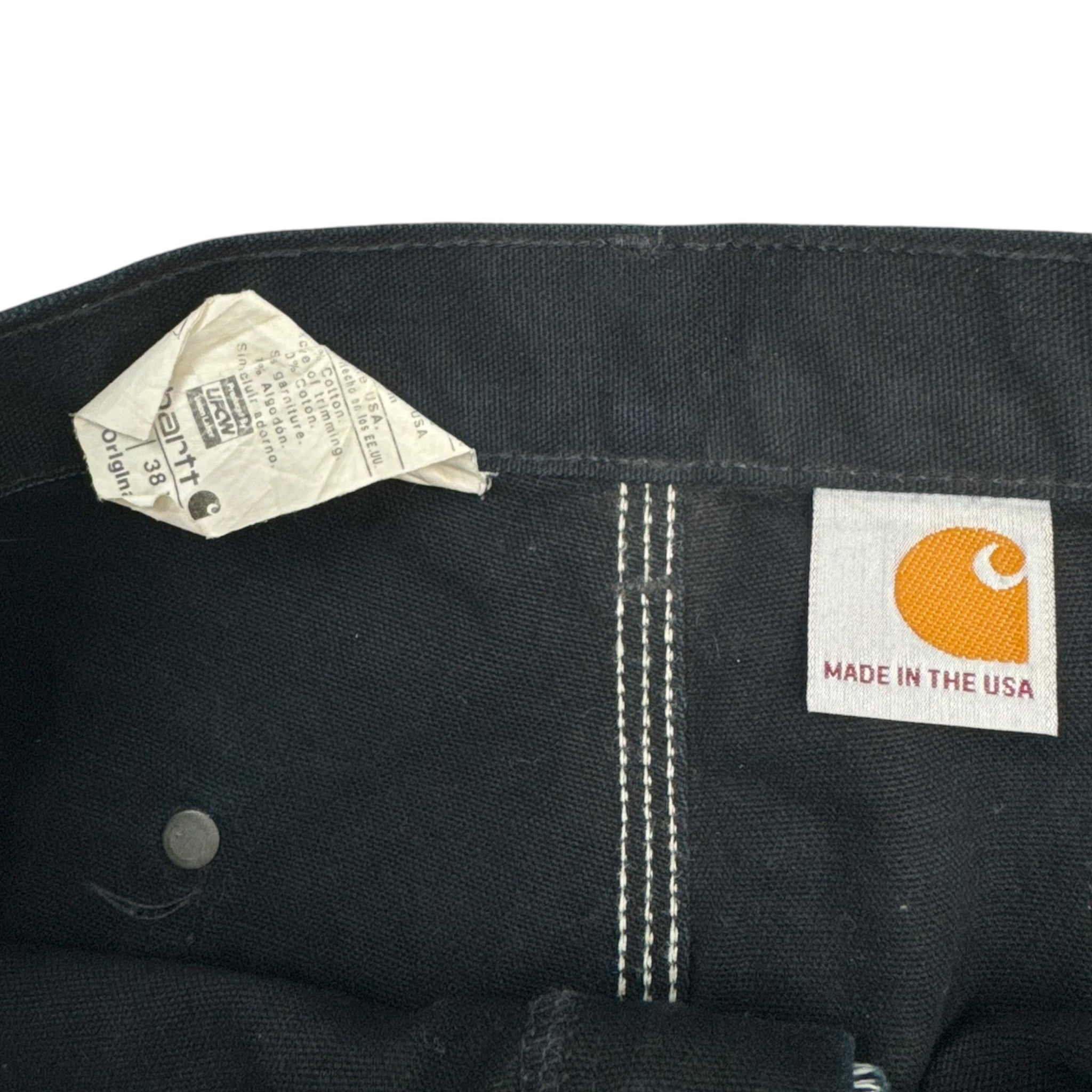 Vintage Carhartt Double Knee Bottoms Black