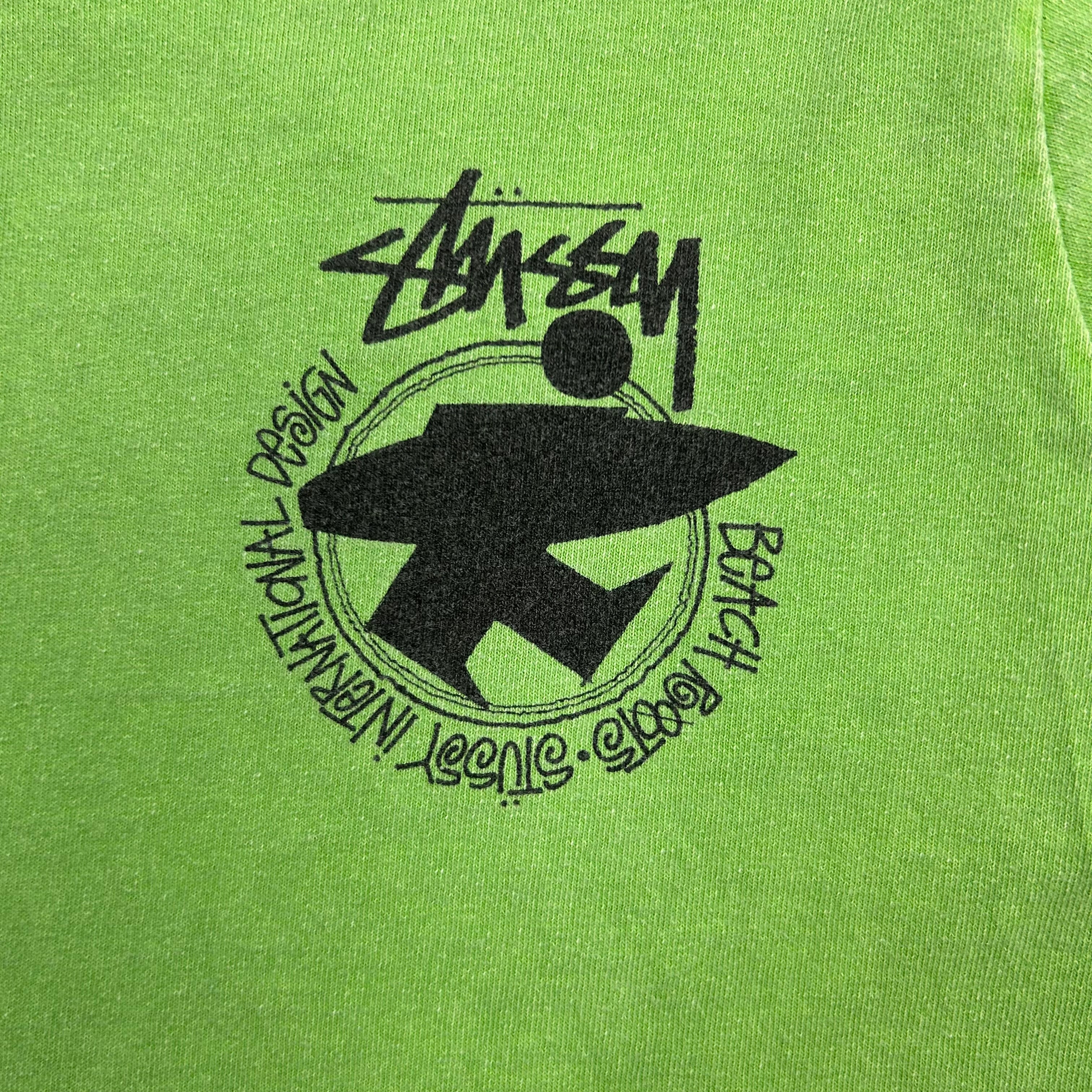 Stussy Surf Man Tee Green