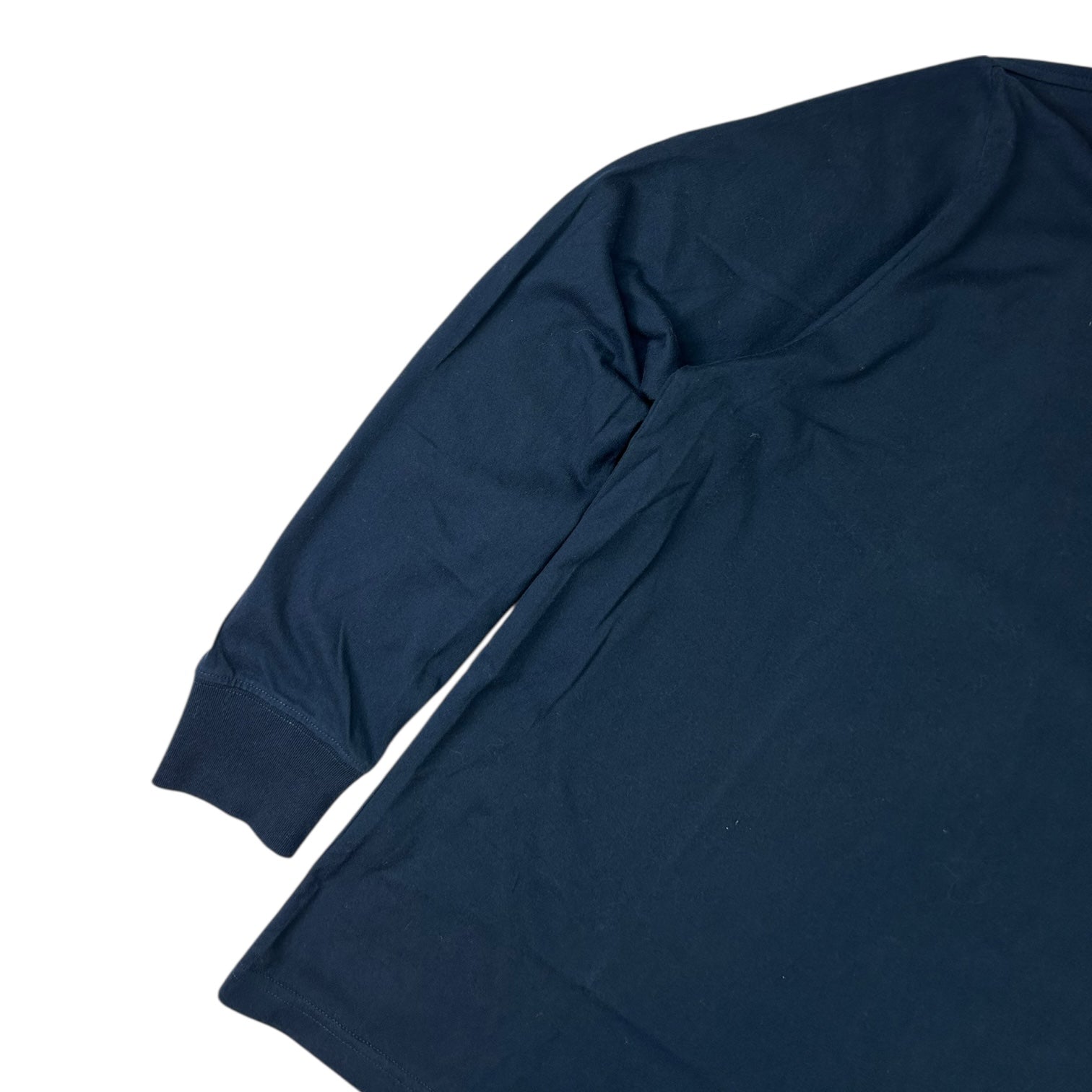 Supreme Contrast Hooded Long Sleeve Pink/Navy