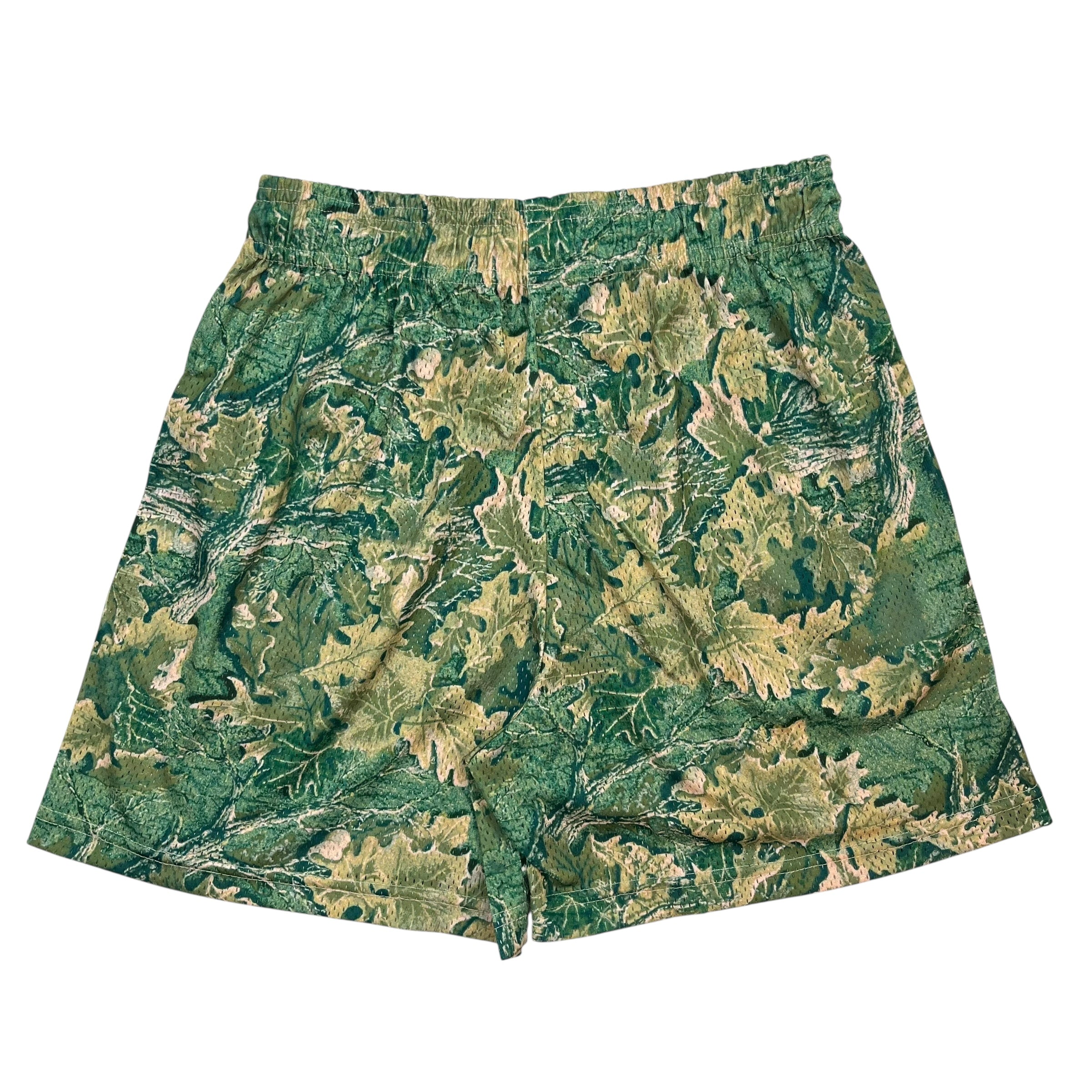 Eric Emanuel Leaf Camo Shorts Green White