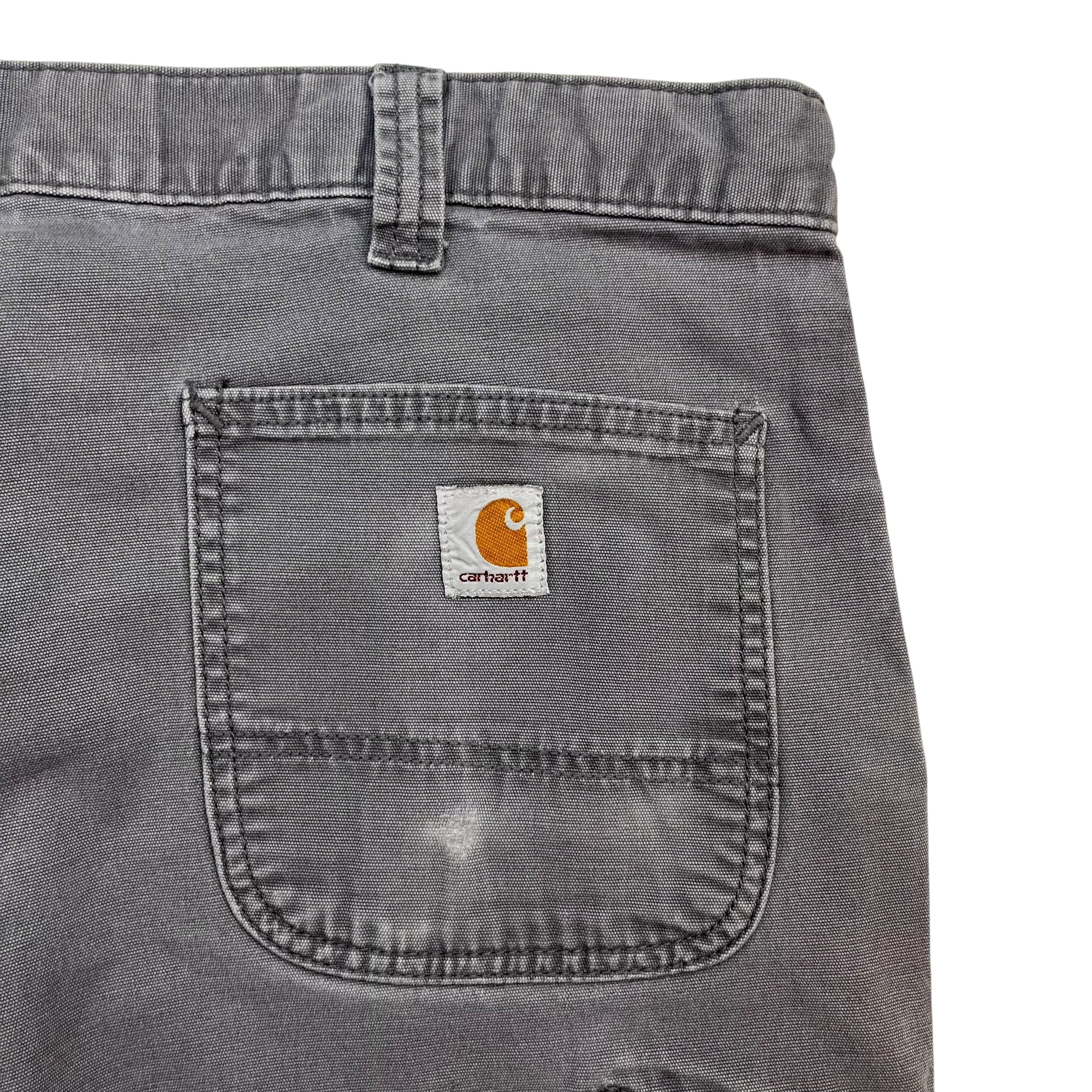 Vintage Carhartt Dungaree Pants Light Grey