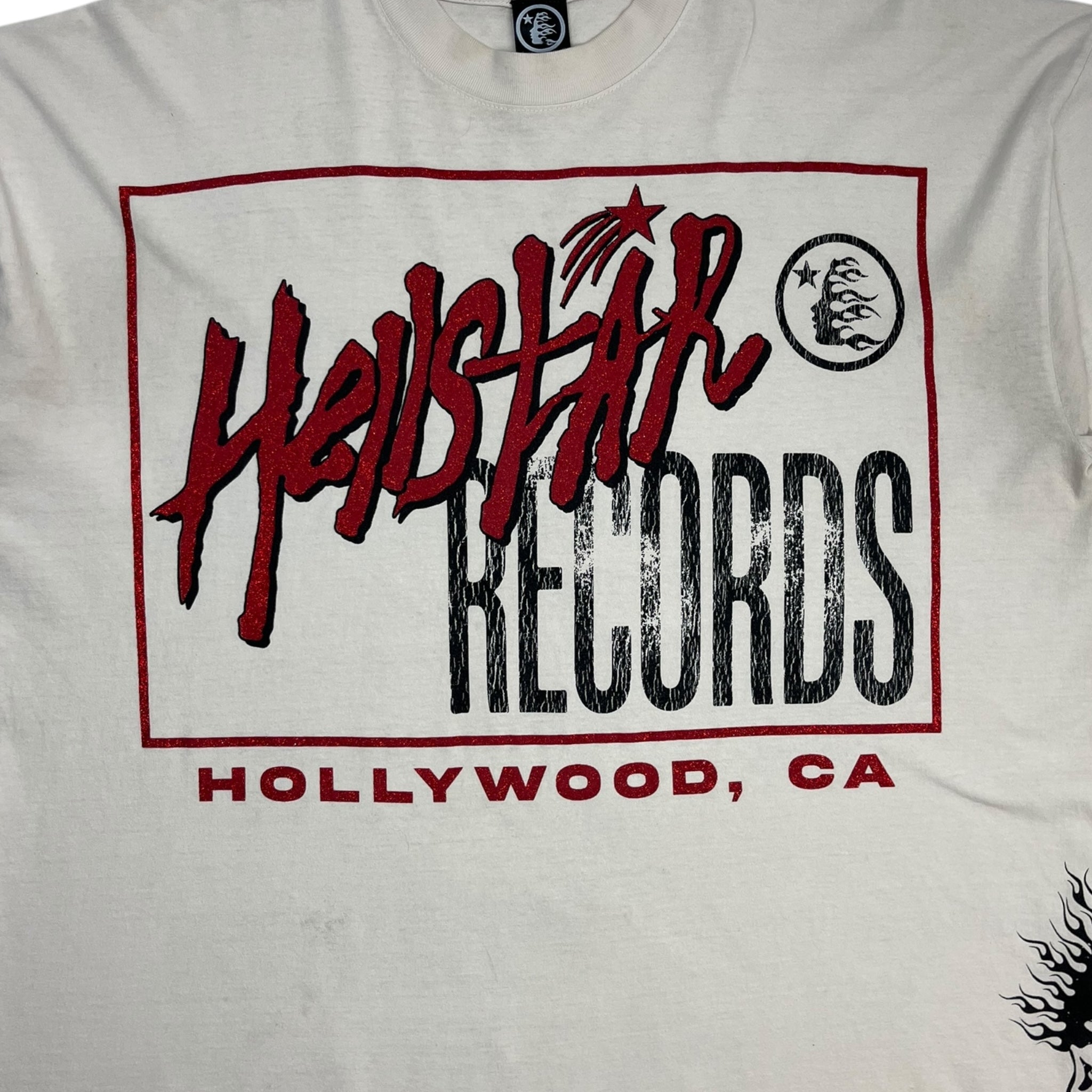 Hellstar Records Hollywood T-Shirt Cream