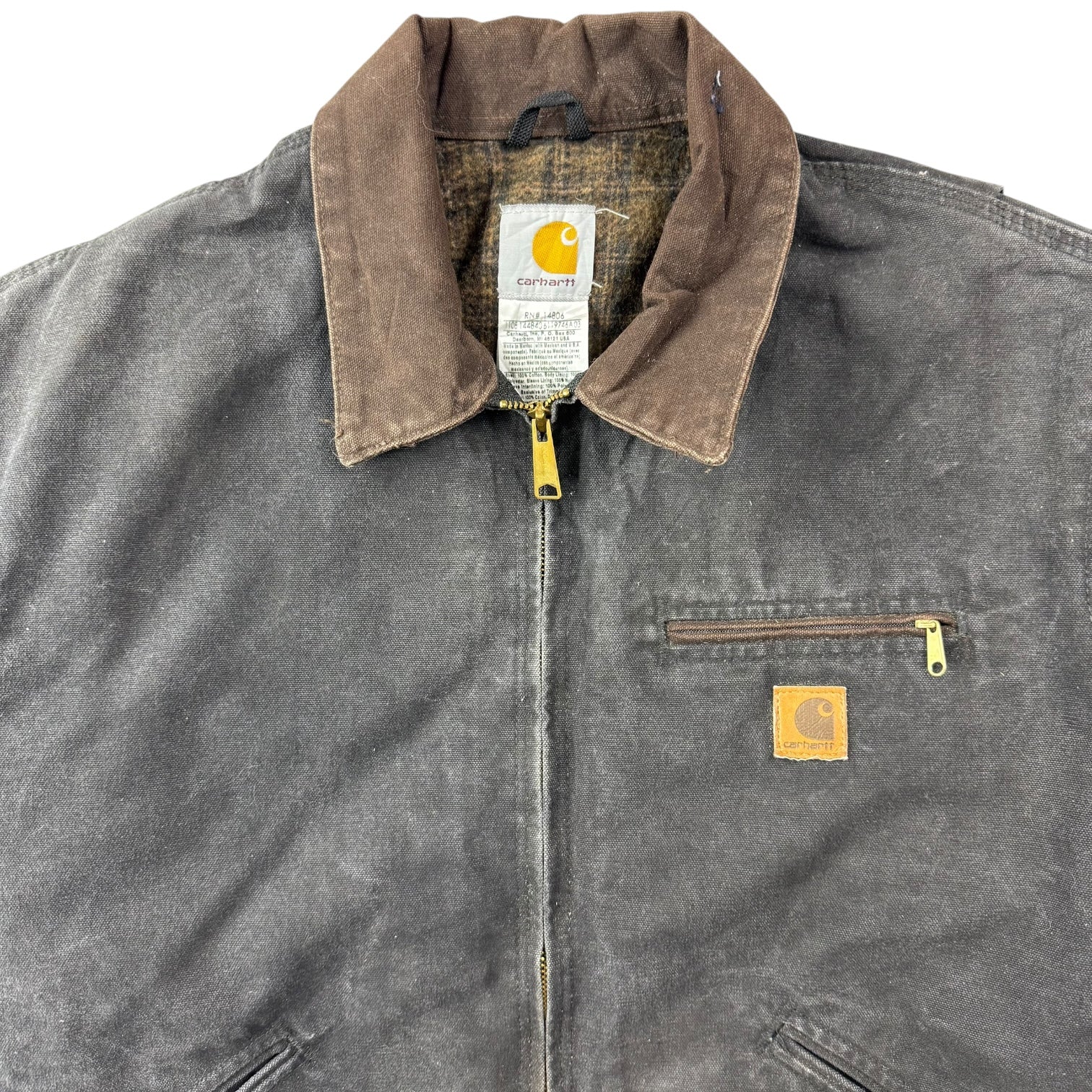 Vintage Carhartt Detroit Jacket Stone Grey