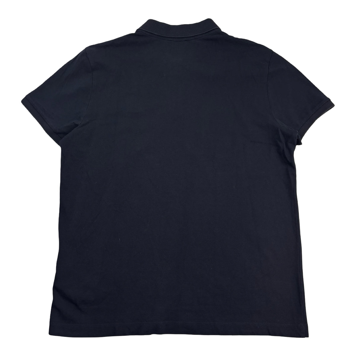 Moncler Logo Patch Cotton Piquet Polo-Shirt Navy