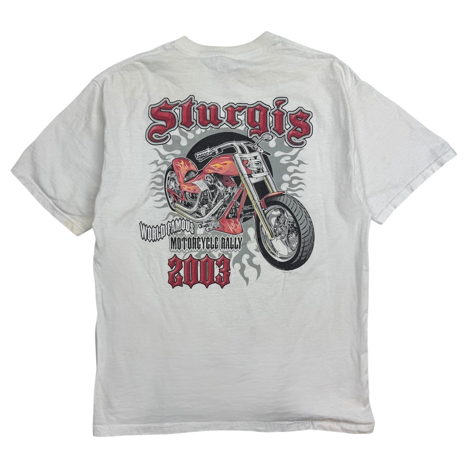 2003 Sturgis Bike Rally Tee White