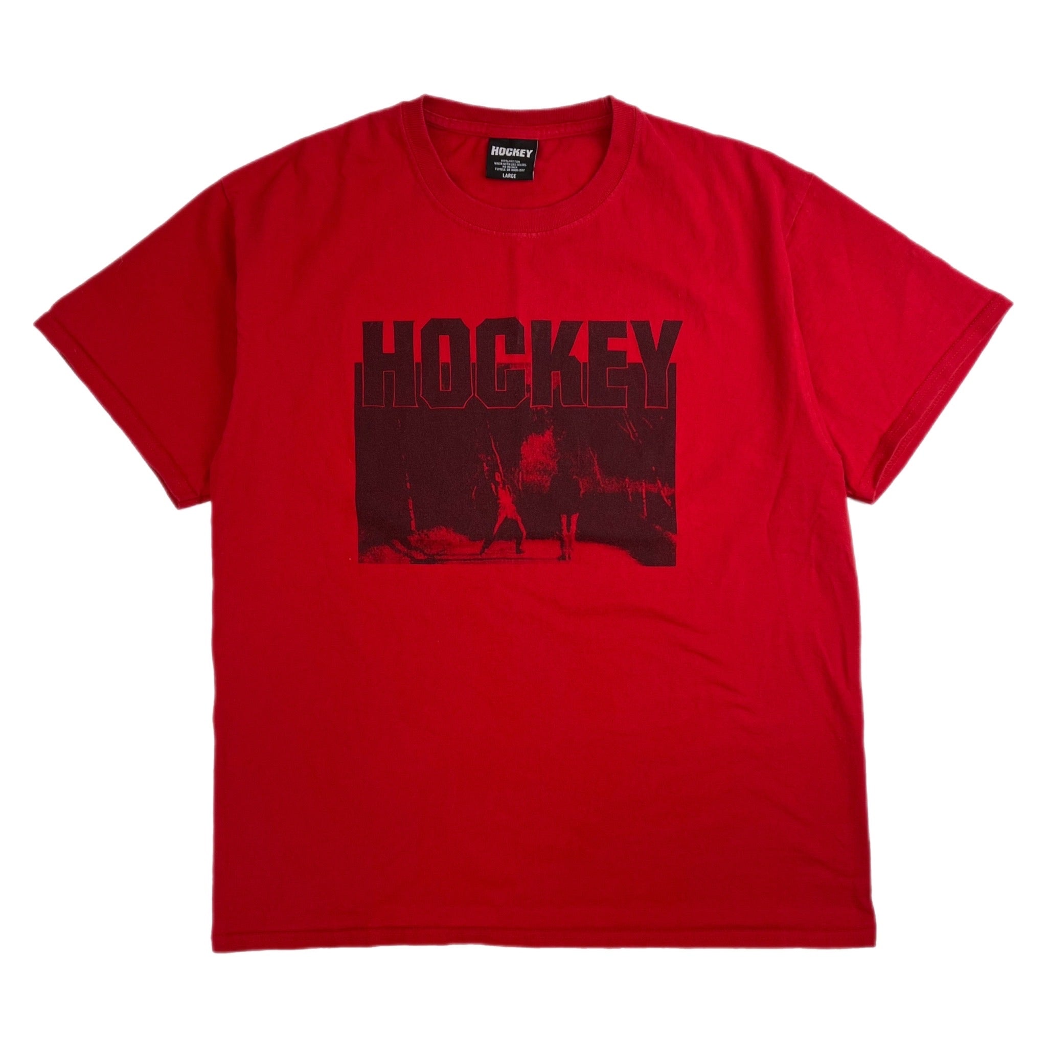 Hockey Logo Tee Red