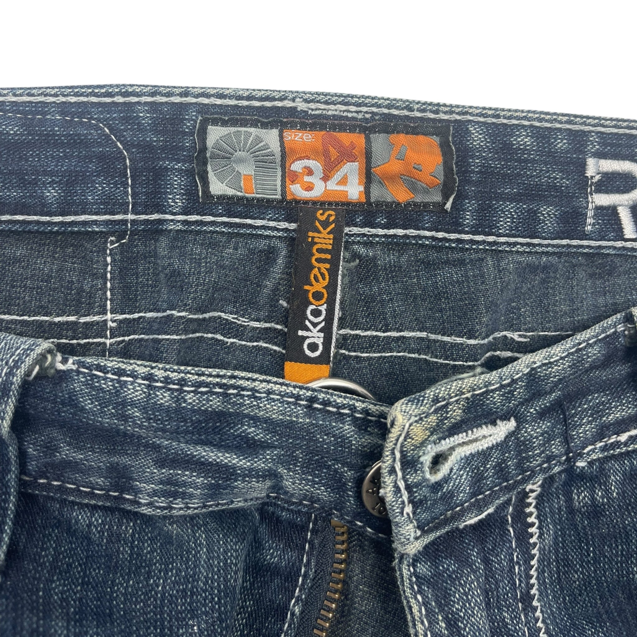 Vintage Y2K Akademiks Baggy Denim Jeans
