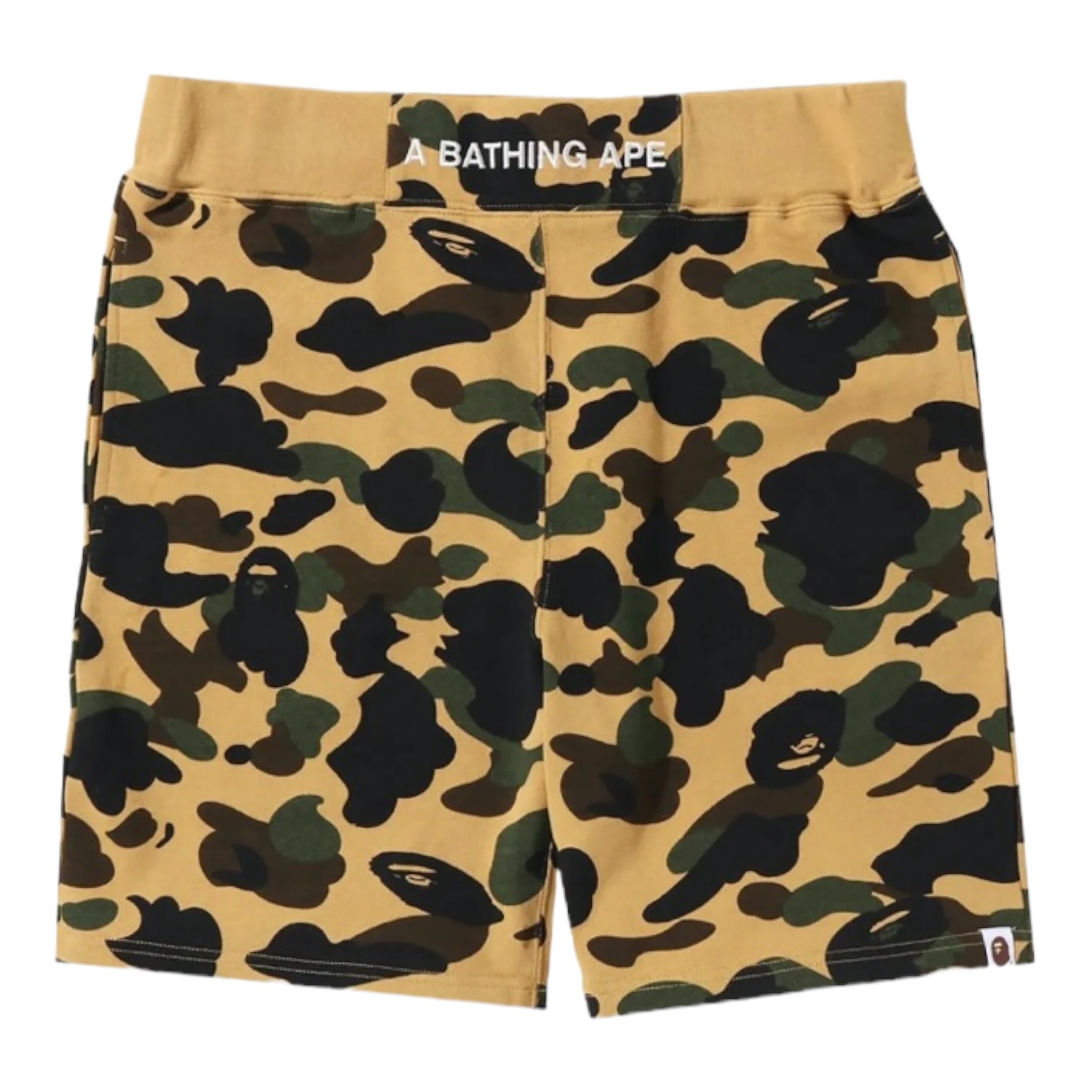 BAPE 1st Camo Sweat Shorts (SS23) Yellow