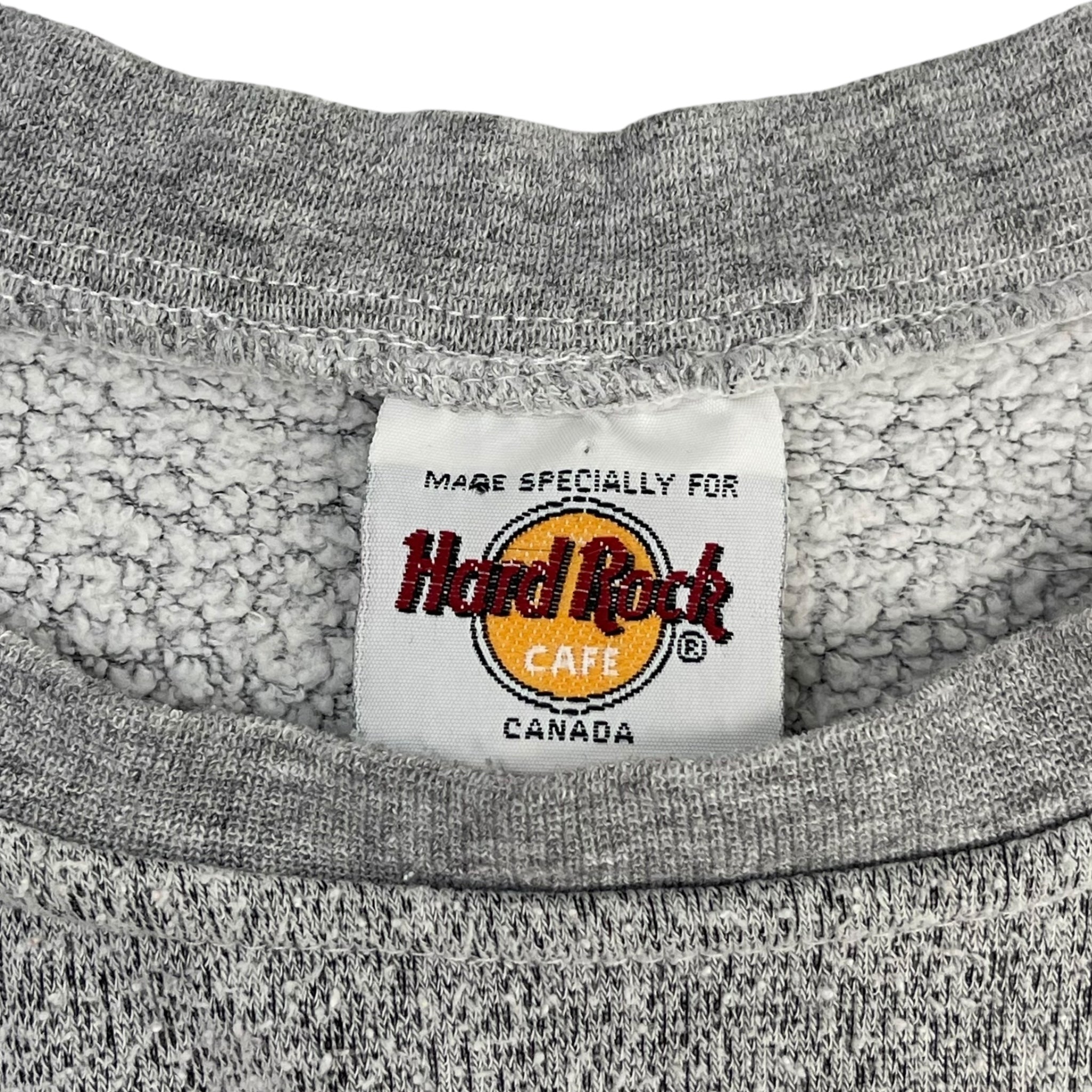 Vintage Hard Rock Café Calgary Sweatshirt Grey
