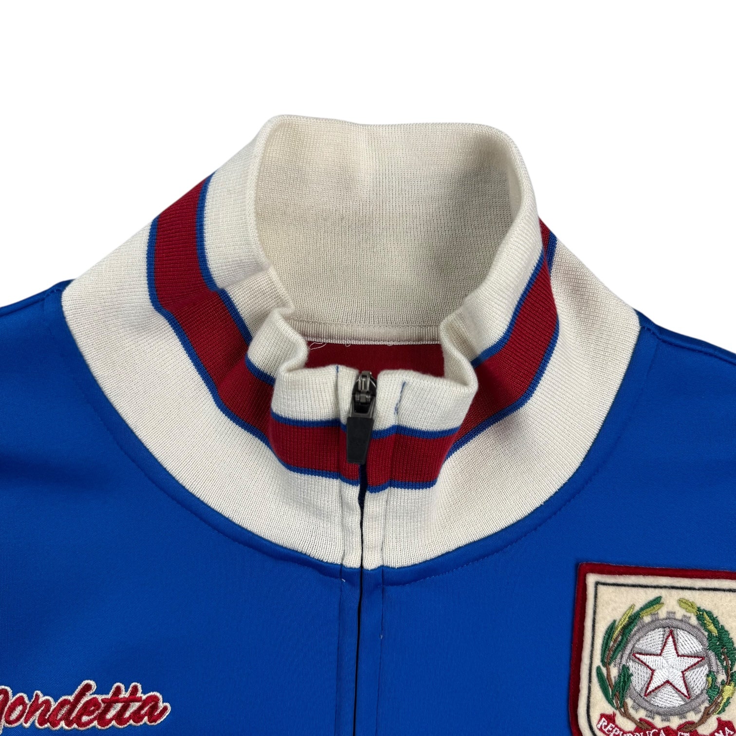 Vintage Mondetta Italia Zip Up Jacket Blue