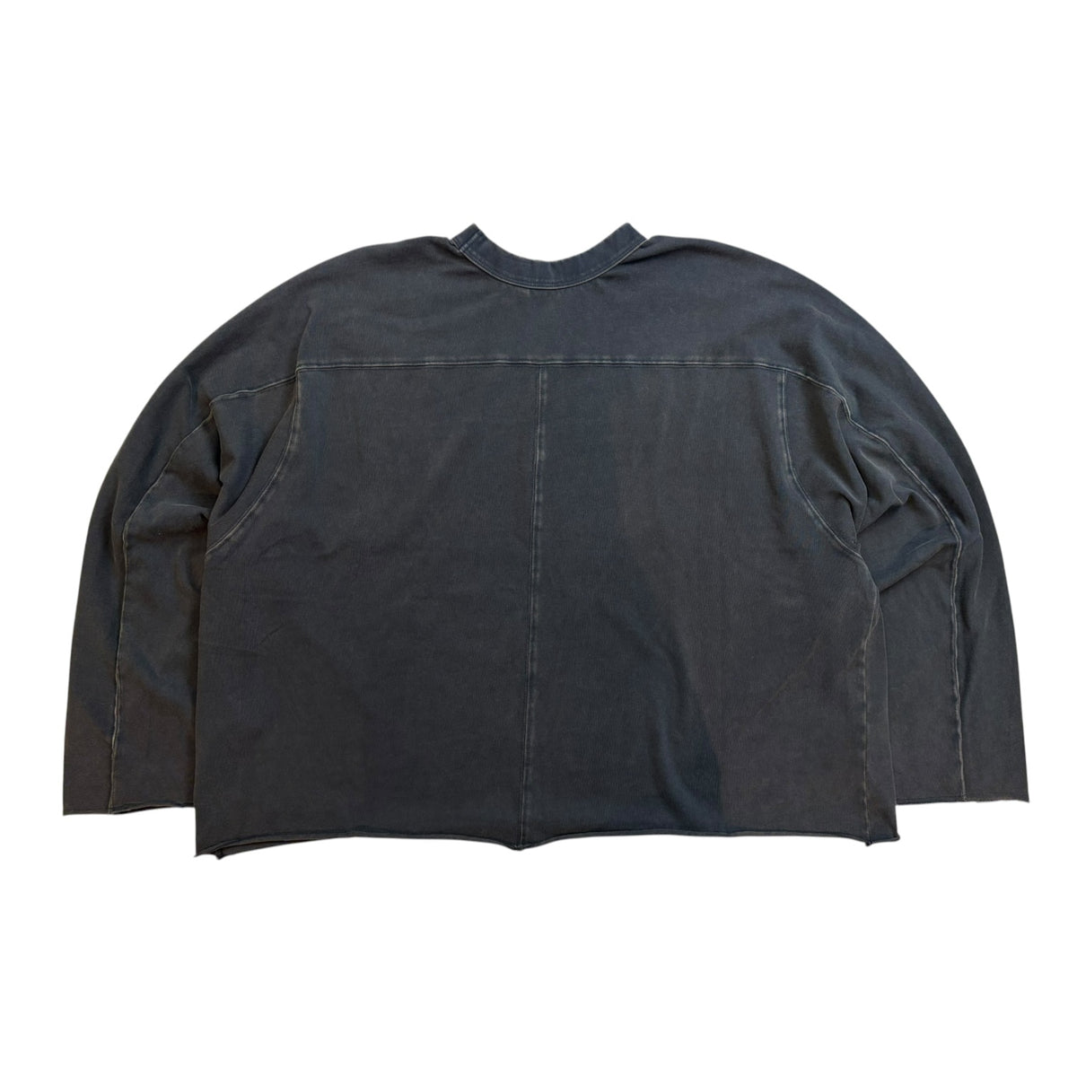 Entire Studios Black Heavy Long-Sleeve Shirt Washed Black