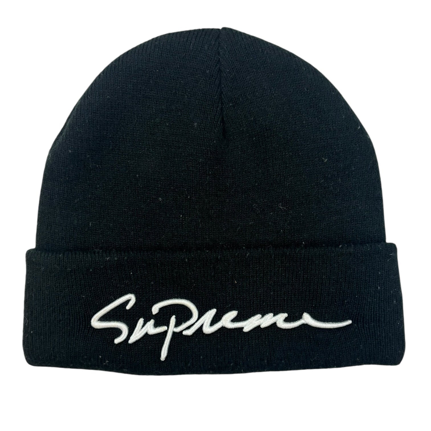Supreme FW18 Classic Script Beanie Black