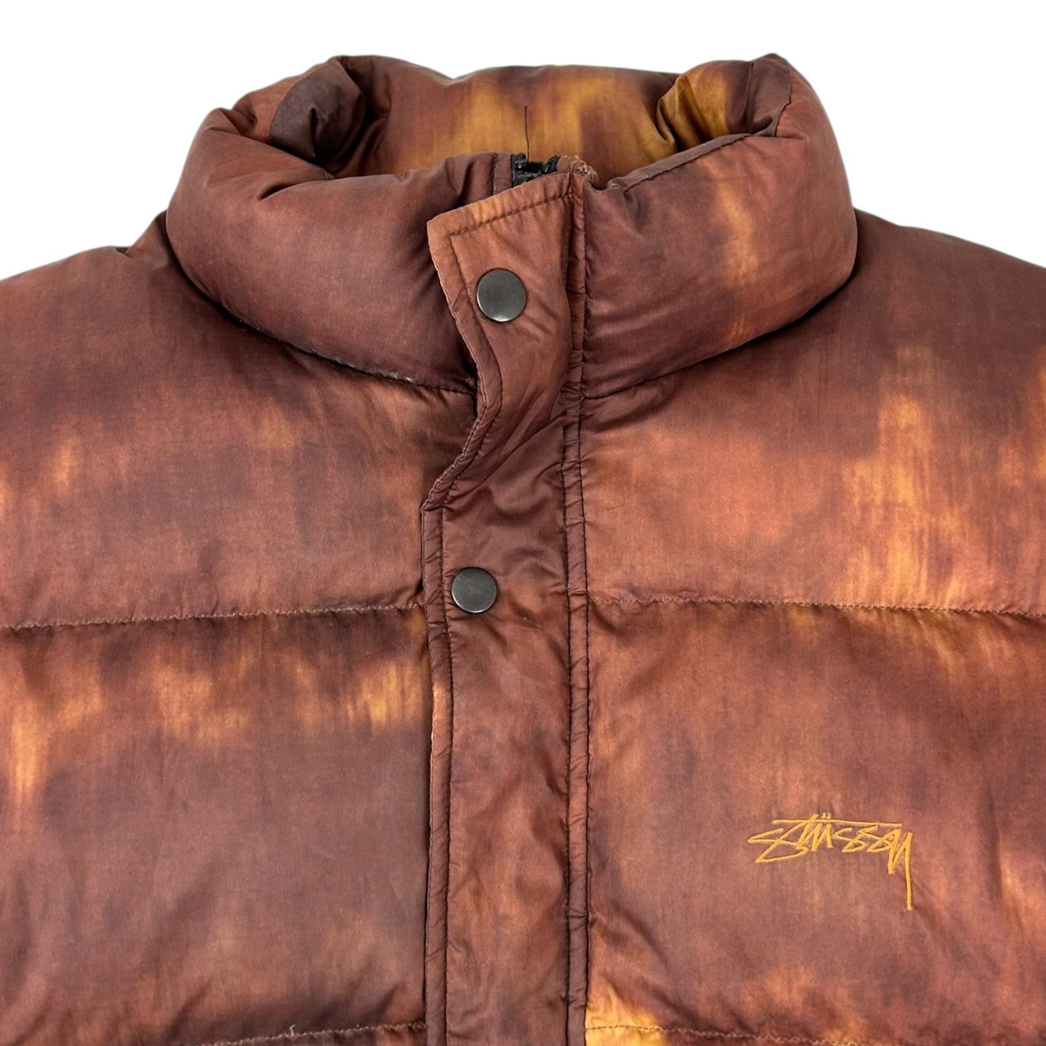 Stussy Aurora Puffer Jacket Brown