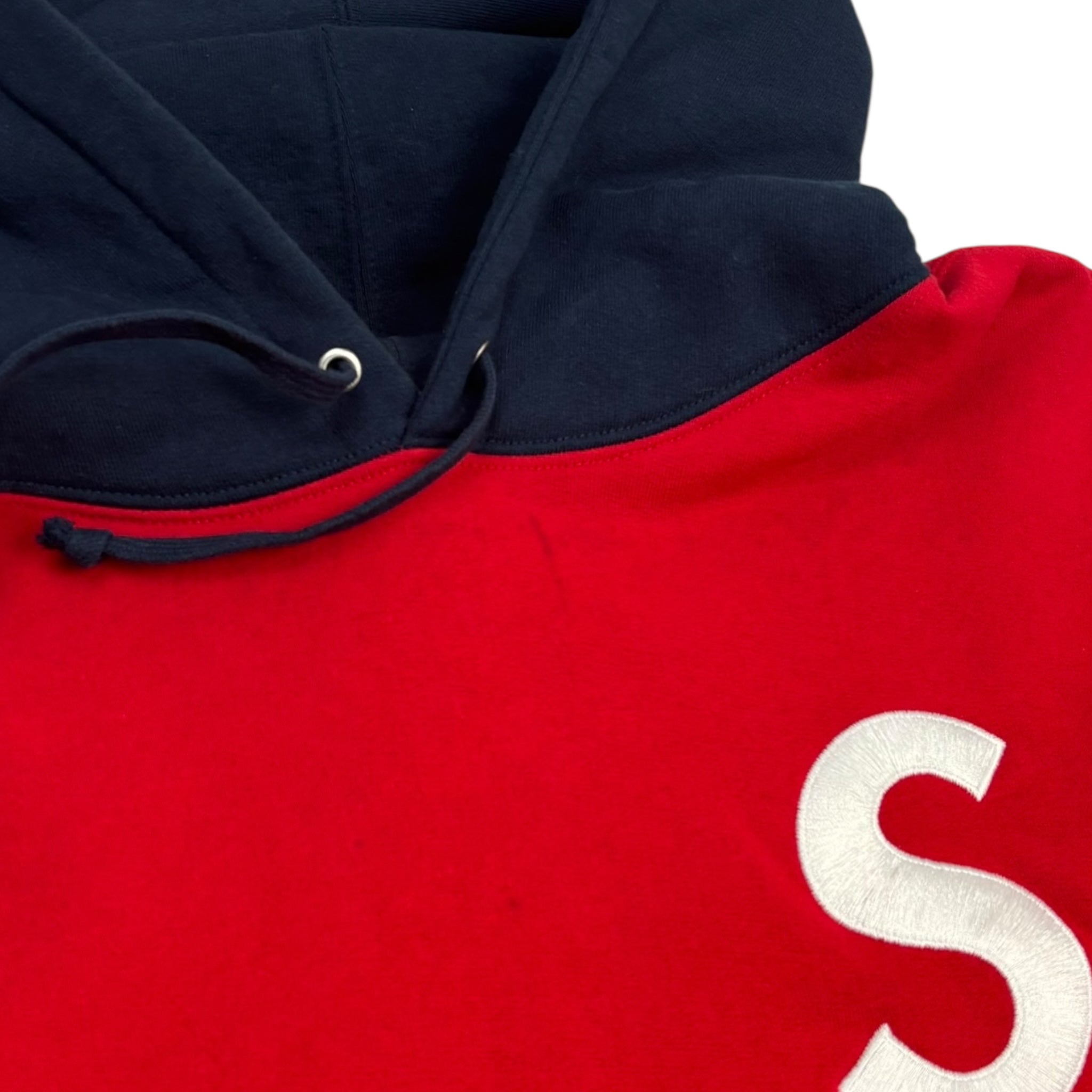 Supreme S Logo Colorblocked Hoodie