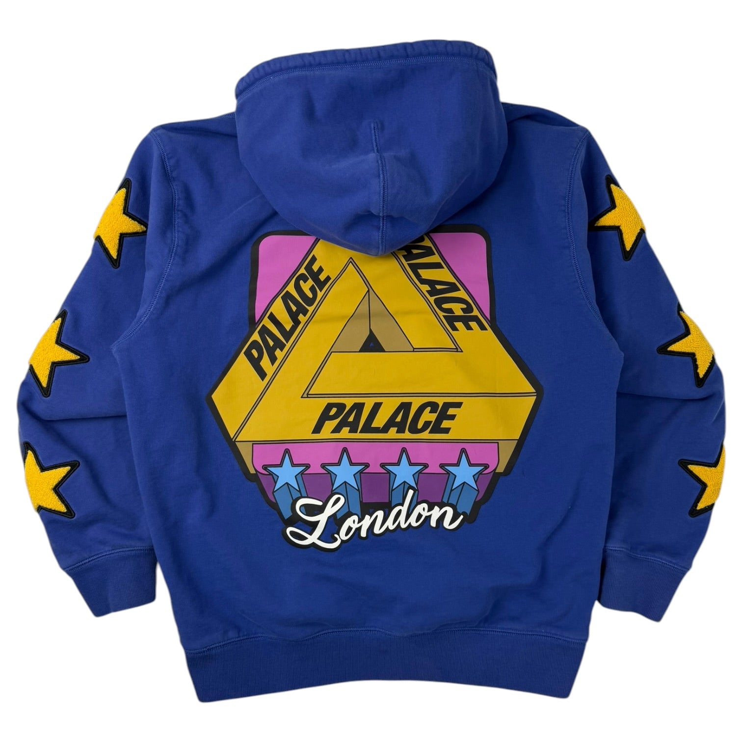 Palace Tri-Ferg Logo Pullover Hoodie Blue