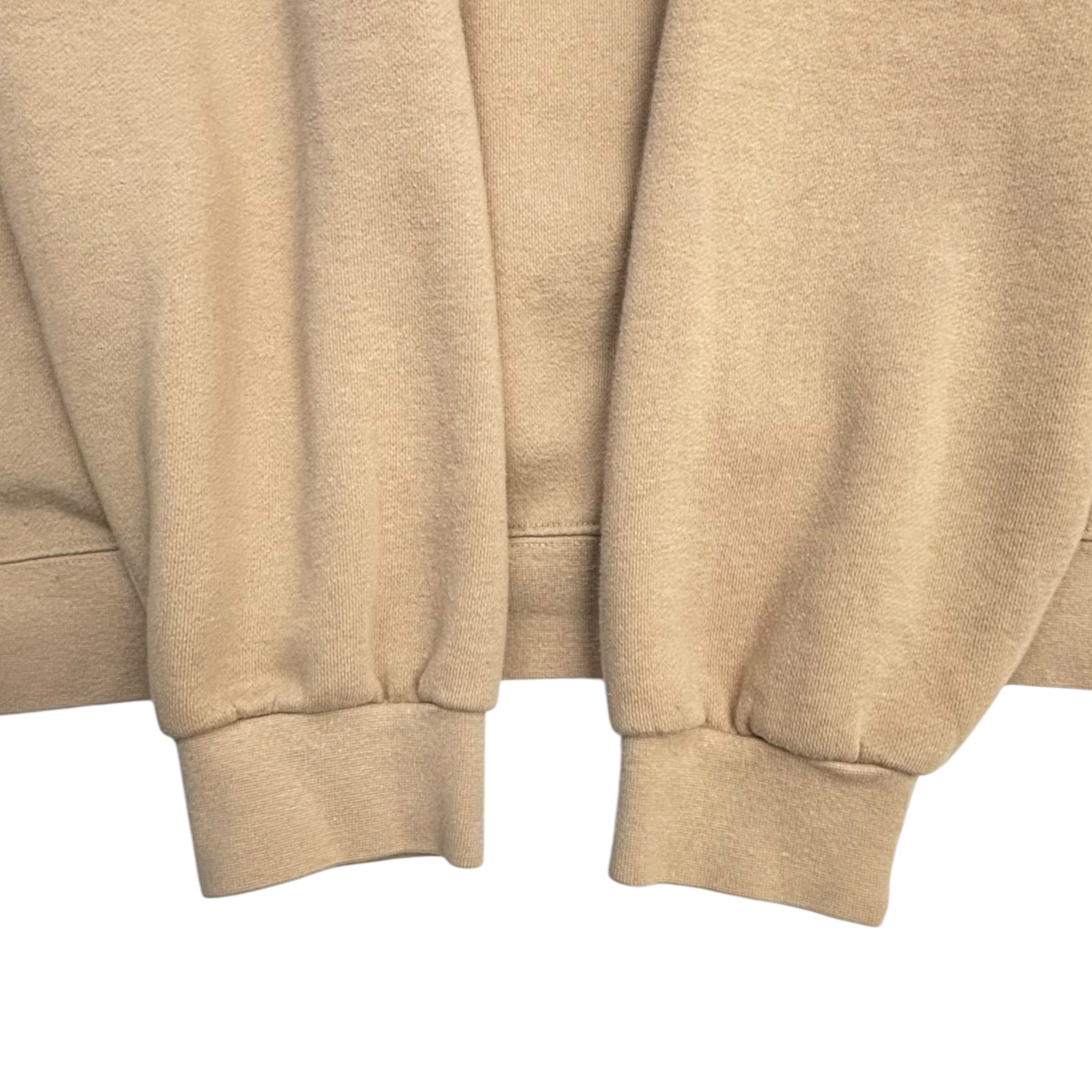 Vintage Nike Centre Swoosh Pullover Hoodie Tan