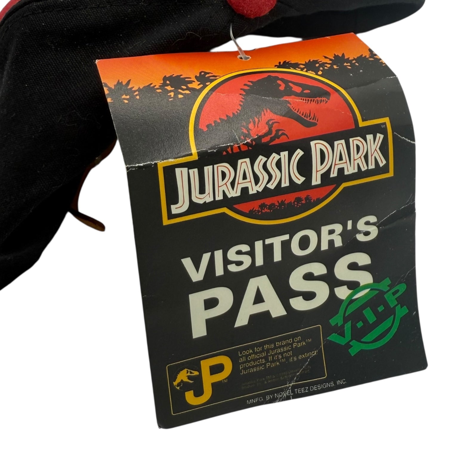 Vintage Jurassic Park Movie Promo Hat Black/Red