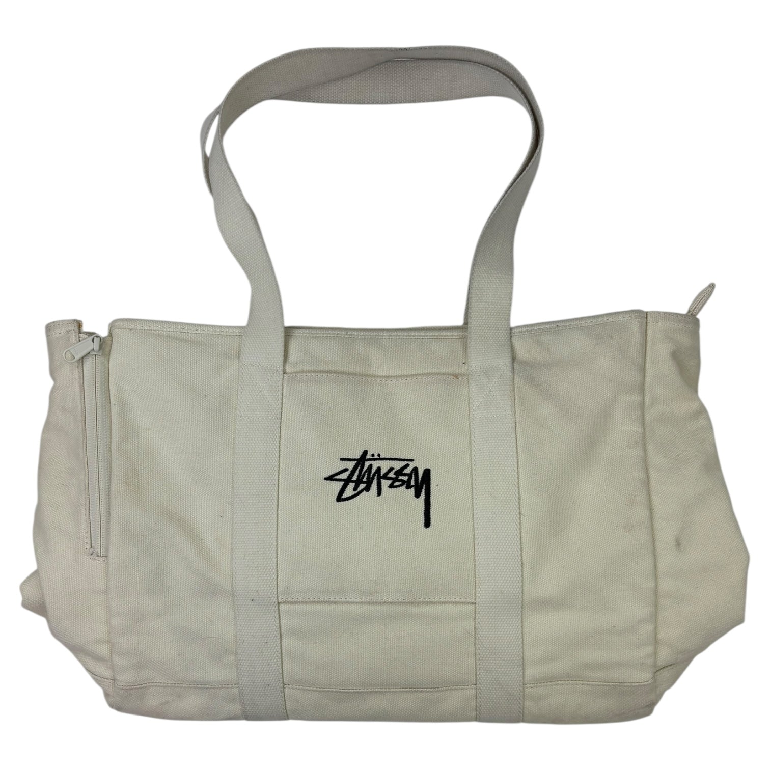 Stussy Stock Canvas Dog Tote Bag Natural