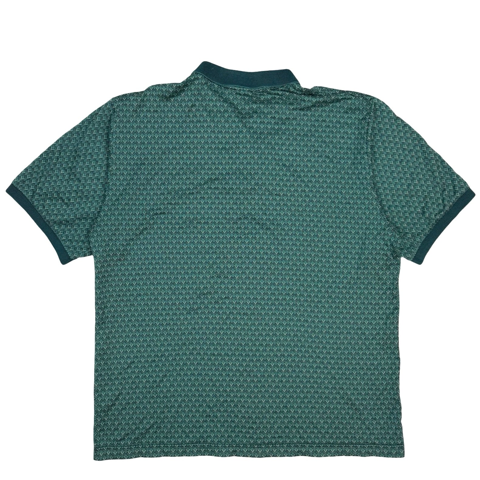 Vintage The Canyons TPC Patterned Golf Polo Green