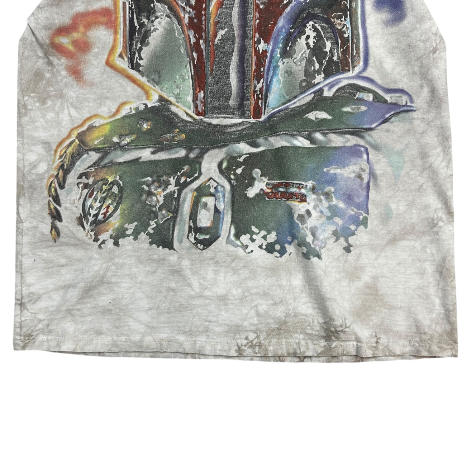 Vintage Liquid Blue Star Wars Boba Fett T-Shirt
