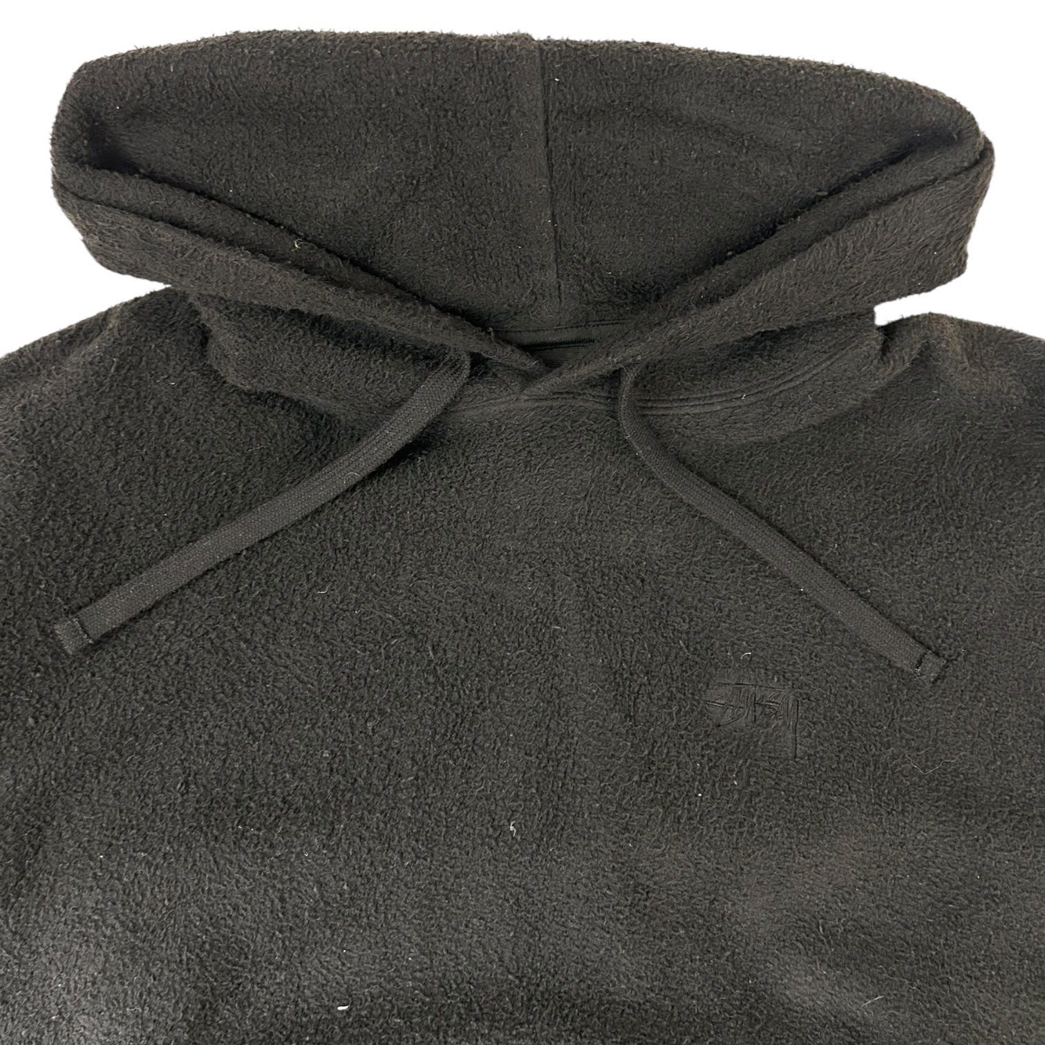 Stussy Inside Out Fleece Hoodie Black