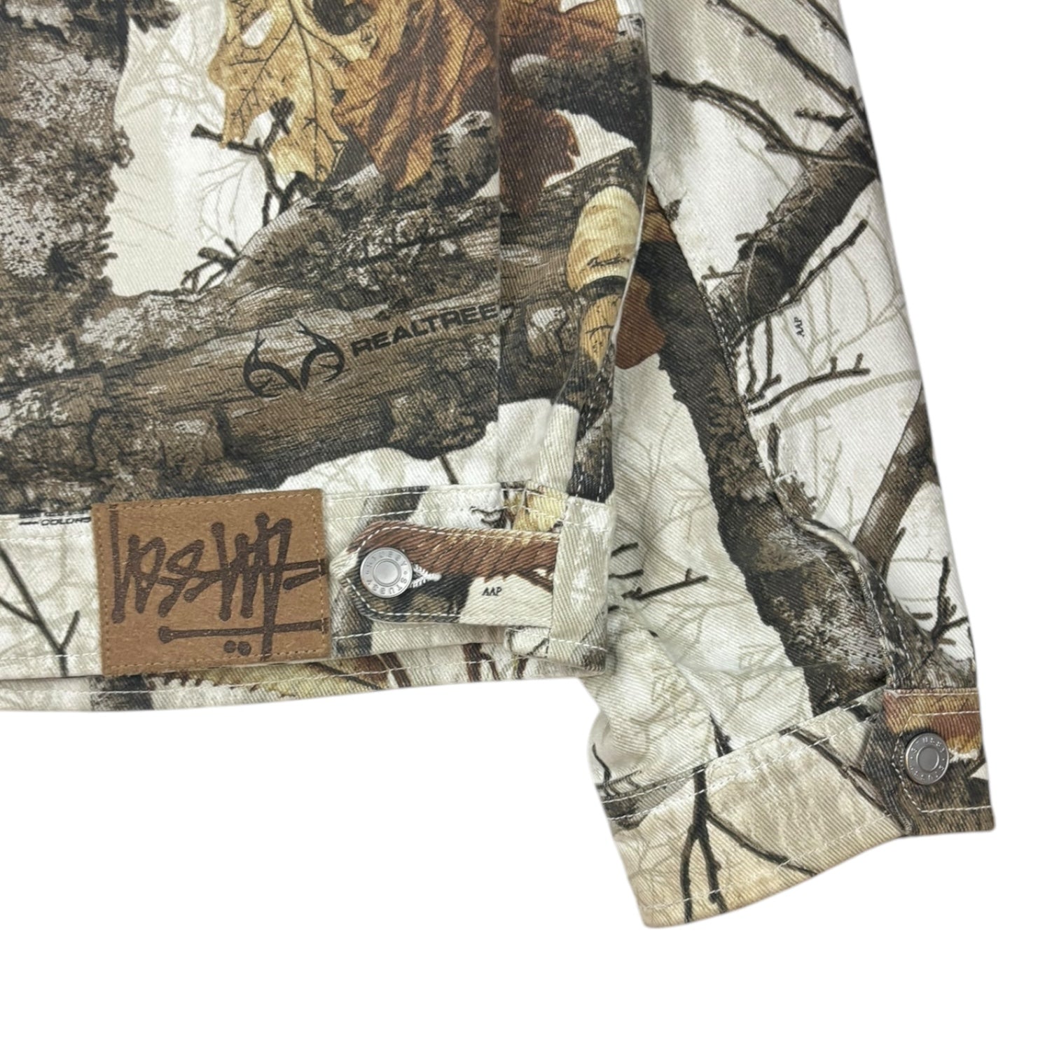 Stussy Zip Work Jacket RealTree Edge Snow