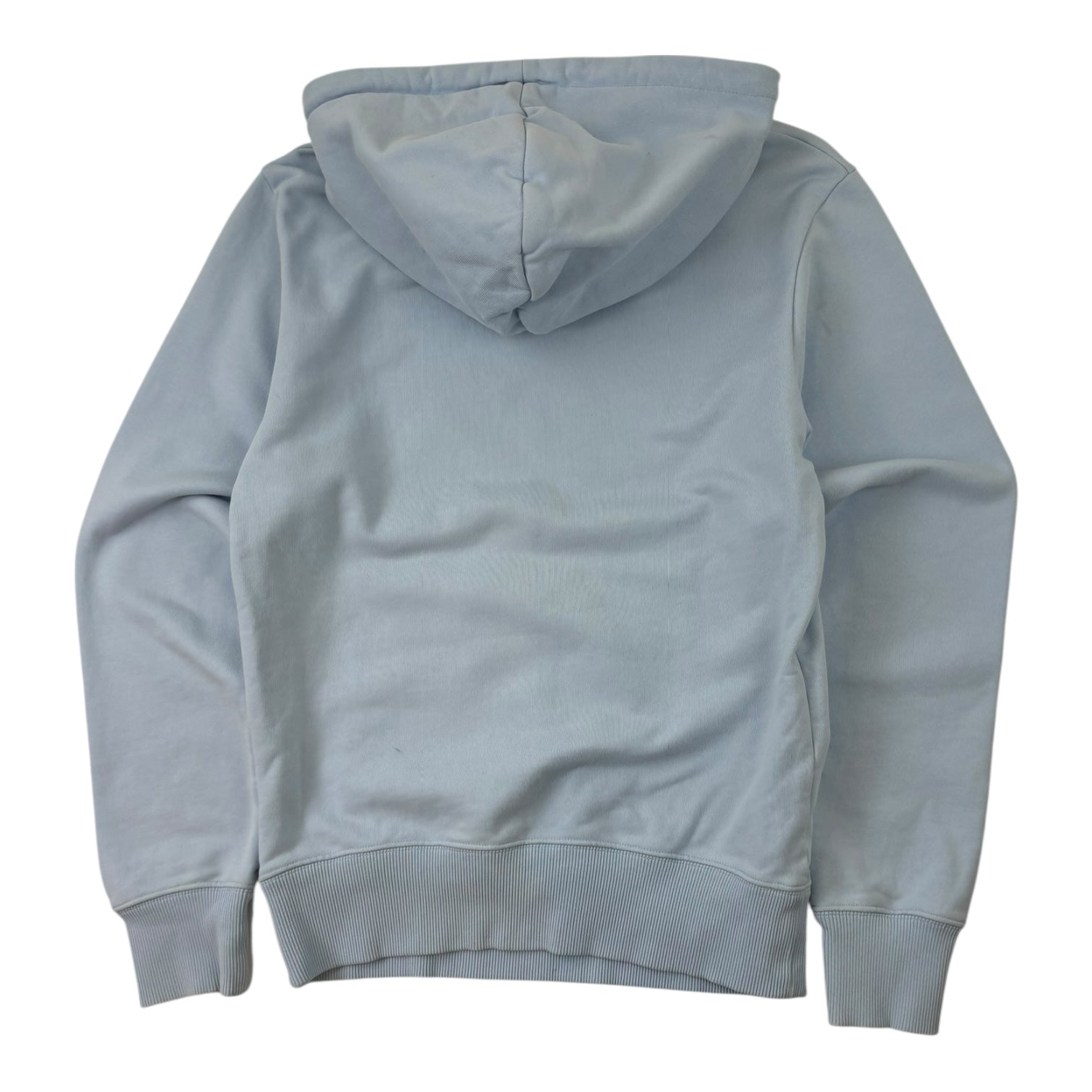 Helmut Lang SS19 Exclamation Hoodie Light Blue