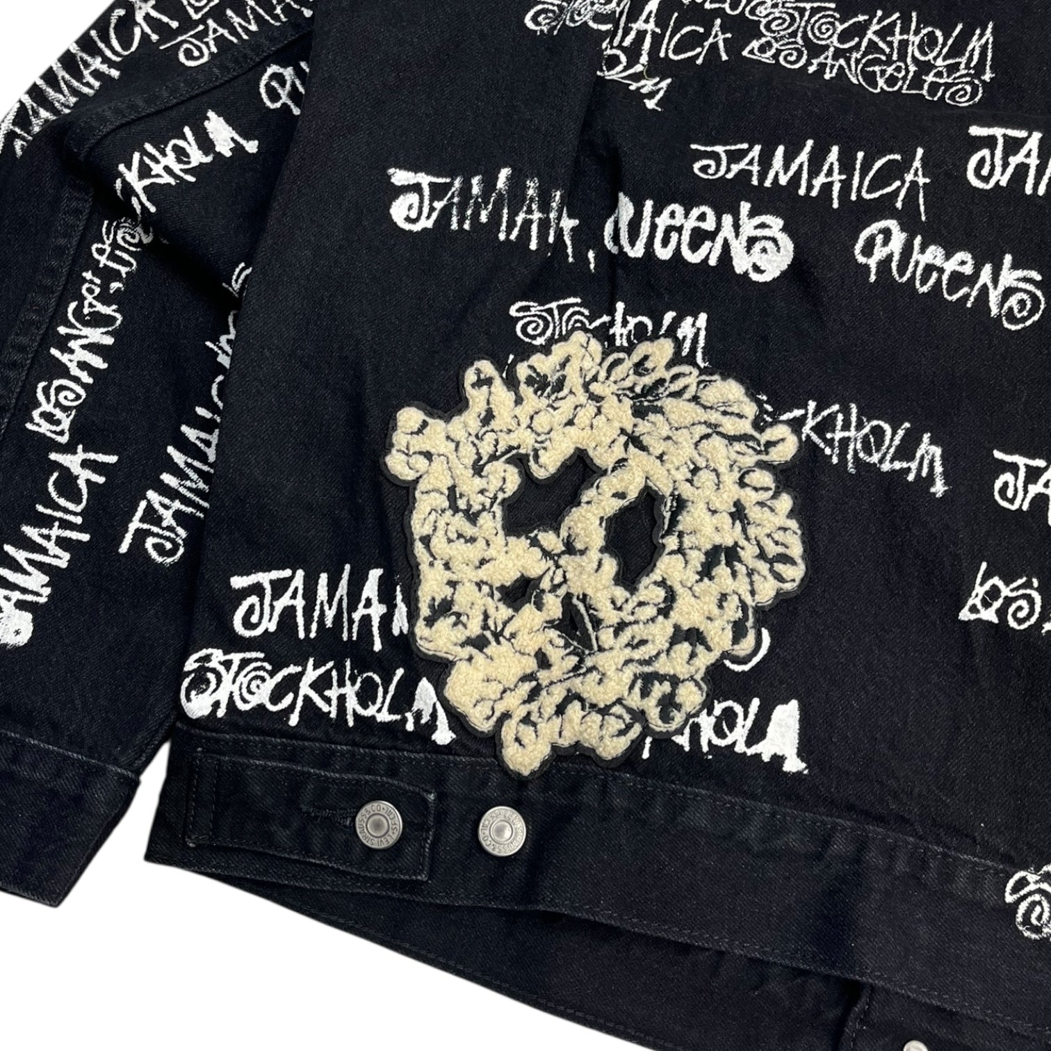 Stussy x Denim Tears x Our Legacy TTL Denim Jacket Black