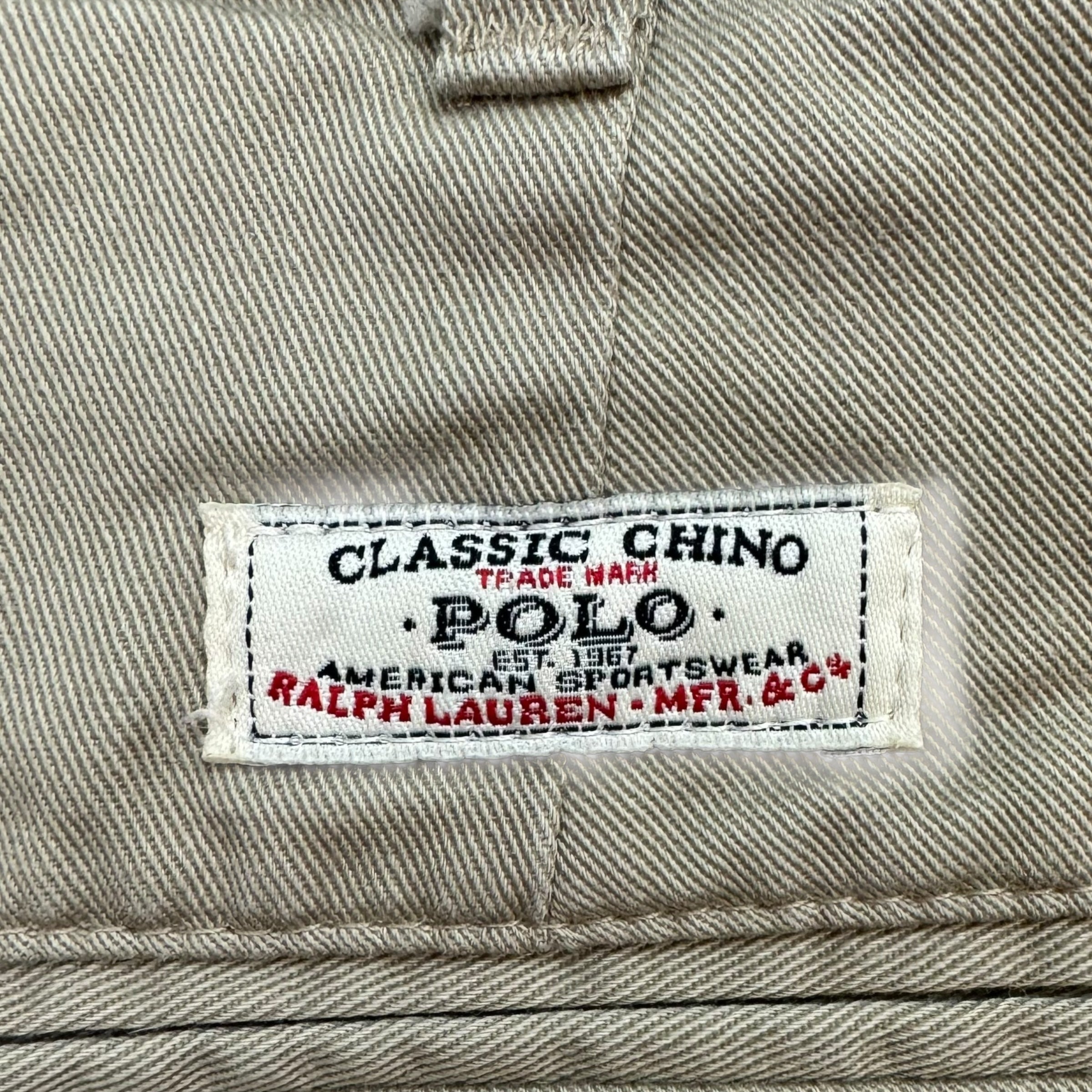 Vintage Polo Classic Chino Shorts Tan