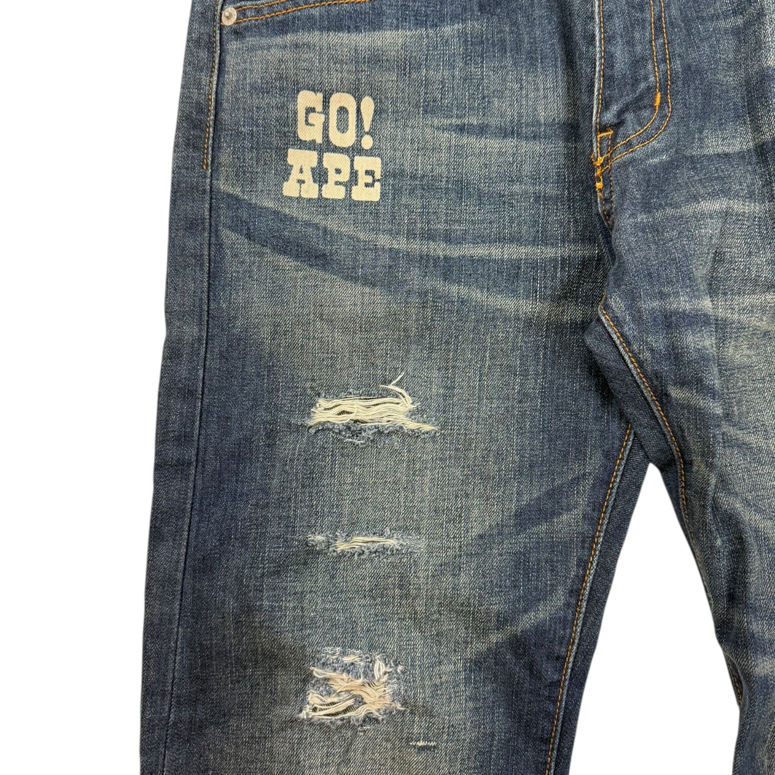 Vintage Y2K Bape x Stüssy Denim Jeans
